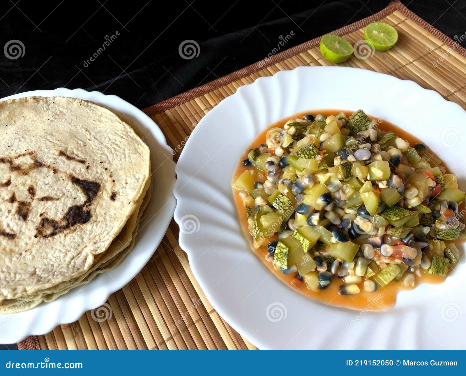 Delicious Traditional Mexican Food Made at Home Stock Photo - Image of ...