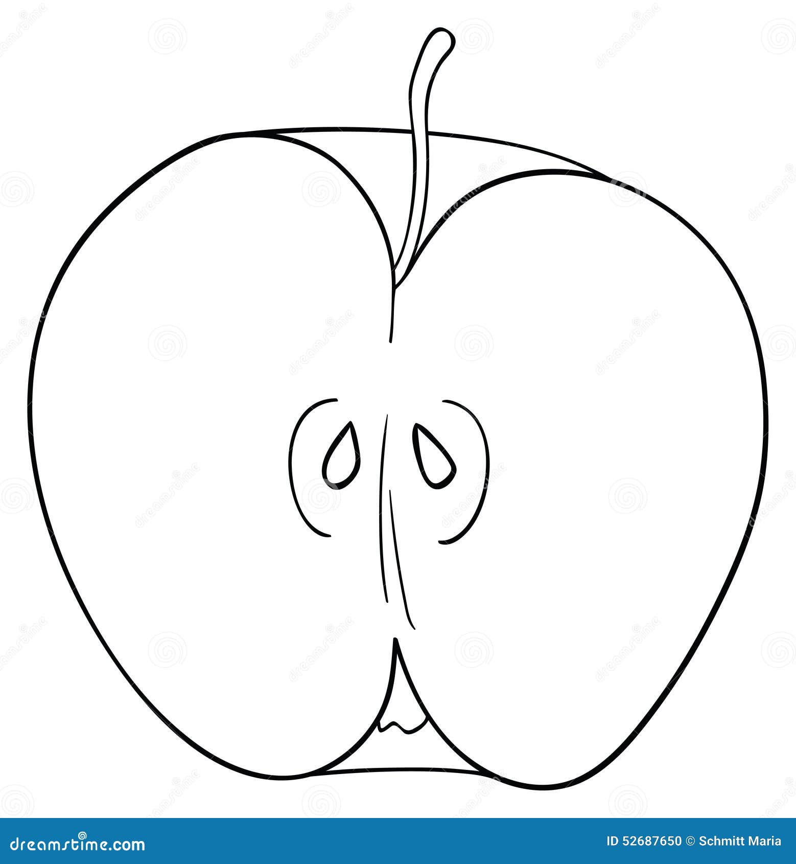 apple half clipart - photo #32