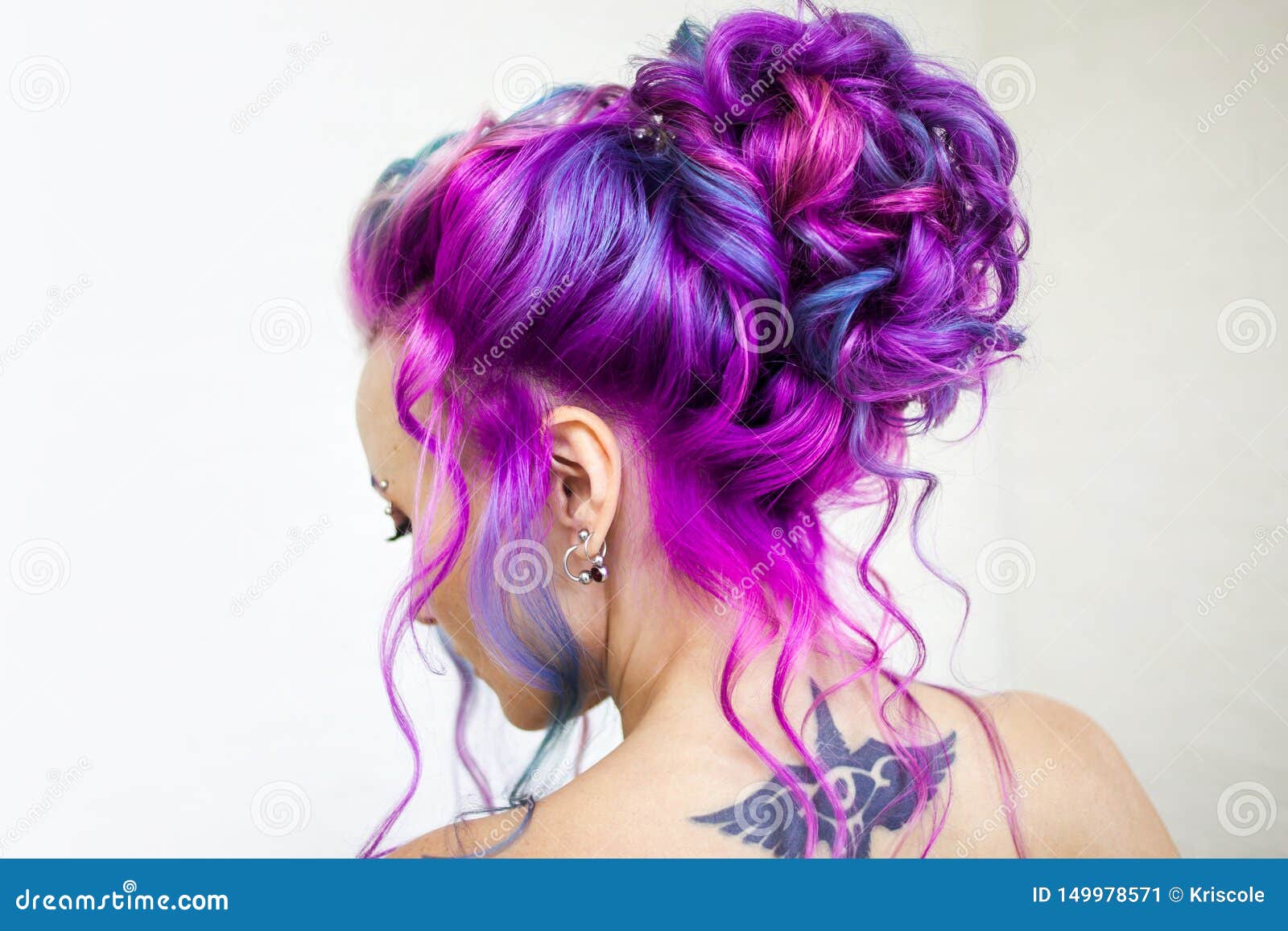 Delightfully Bright Colored Hair, Multi-colored Coloring on Long Hair. an Elegant High Hairstyle Stock Image - Image of colored, gradient: 149978571 Delightfully Bright Colored Hair, Multi-colored Coloring on Long Hair. an Elegant High Hairstyle Stock Image - Image of colored, gradient: 149978571