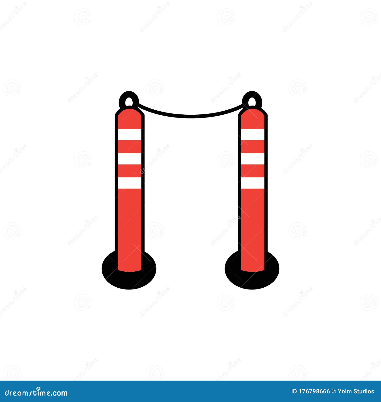 Delimiter Graphic Design Template Vector Isolated Stock Vector