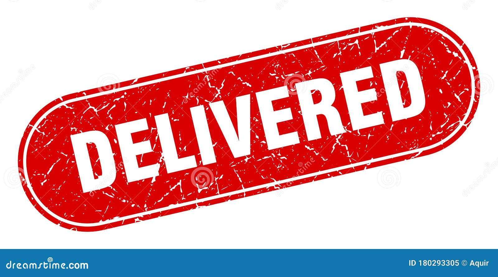 Delivered Sign. Delivered Grunge Stamp Stock Vector - Illustration of ...
