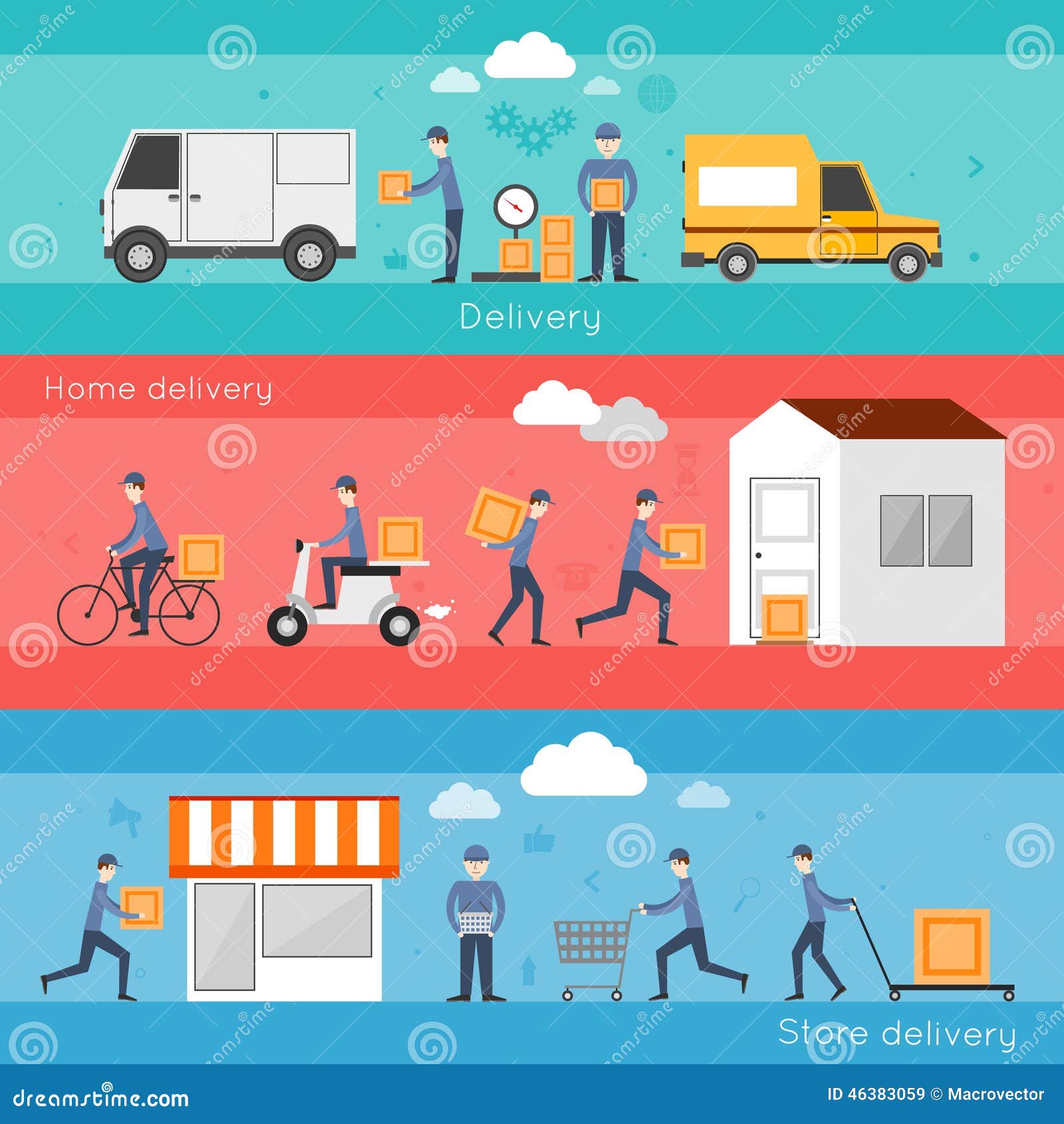 Delivery Banner Stock Illustrations – 76,333 Delivery Banner Stock