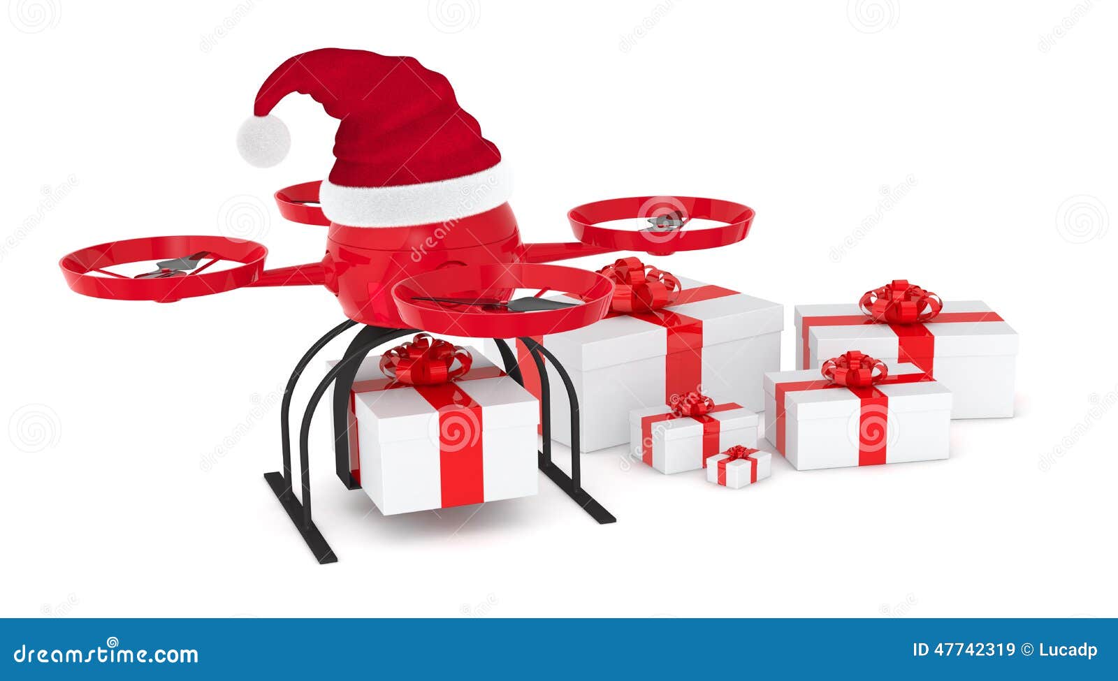 Delivery of Christmas Gifts Stock Illustration Illustration of