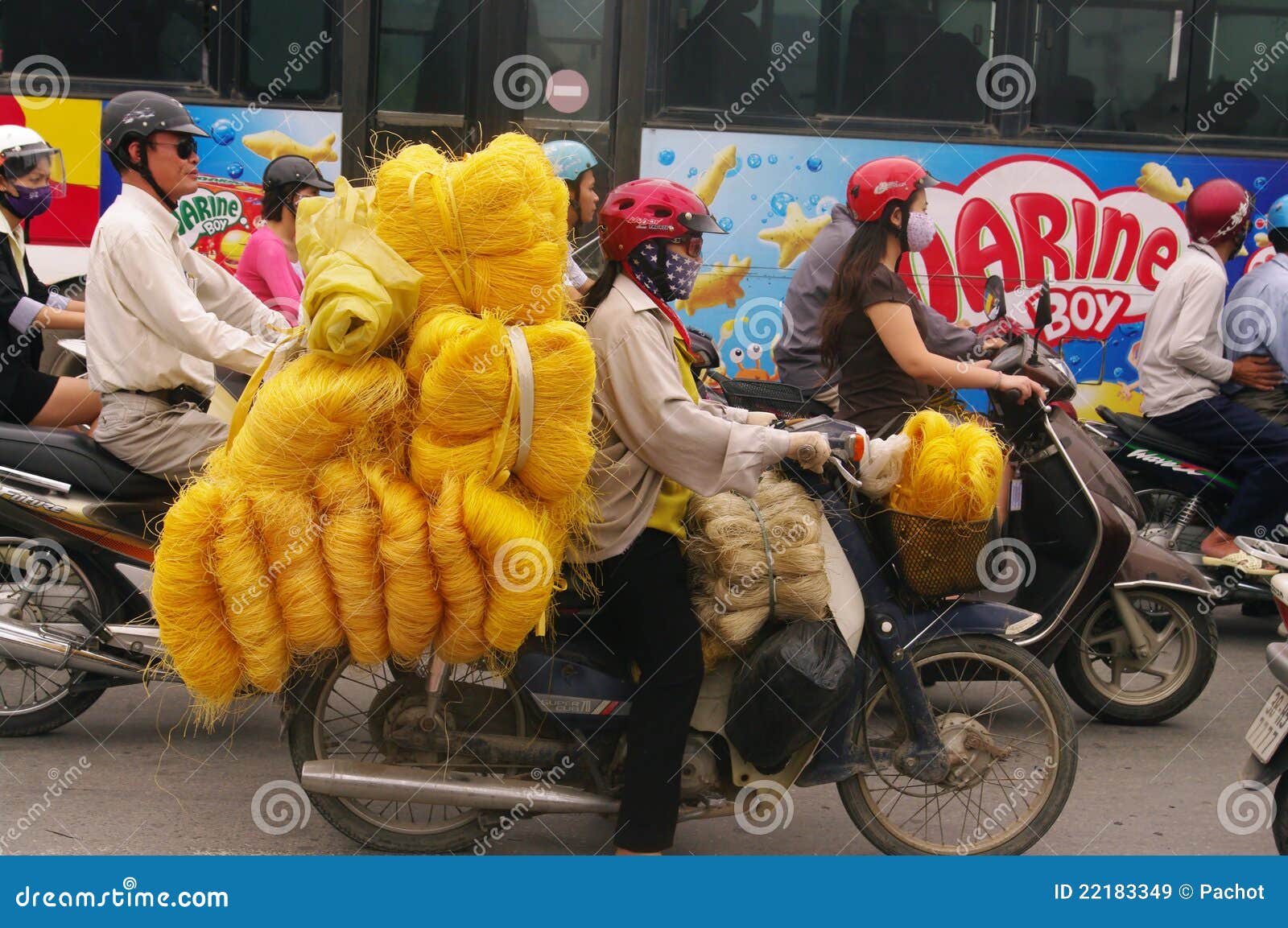 Delivery of Corn Vermicelli Editorial Stock Image Image of driver