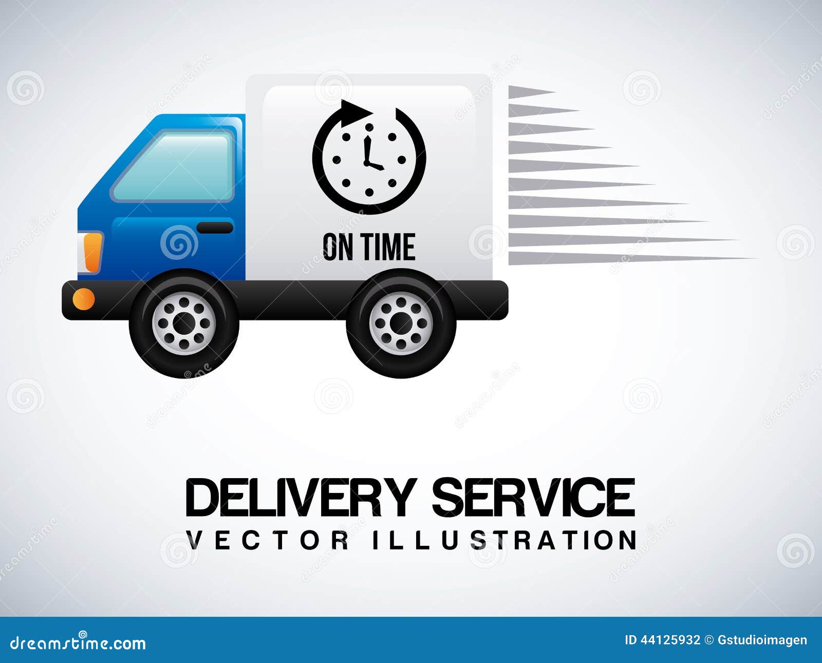 Delivery design stock illustration. Illustration of driver - 44125932