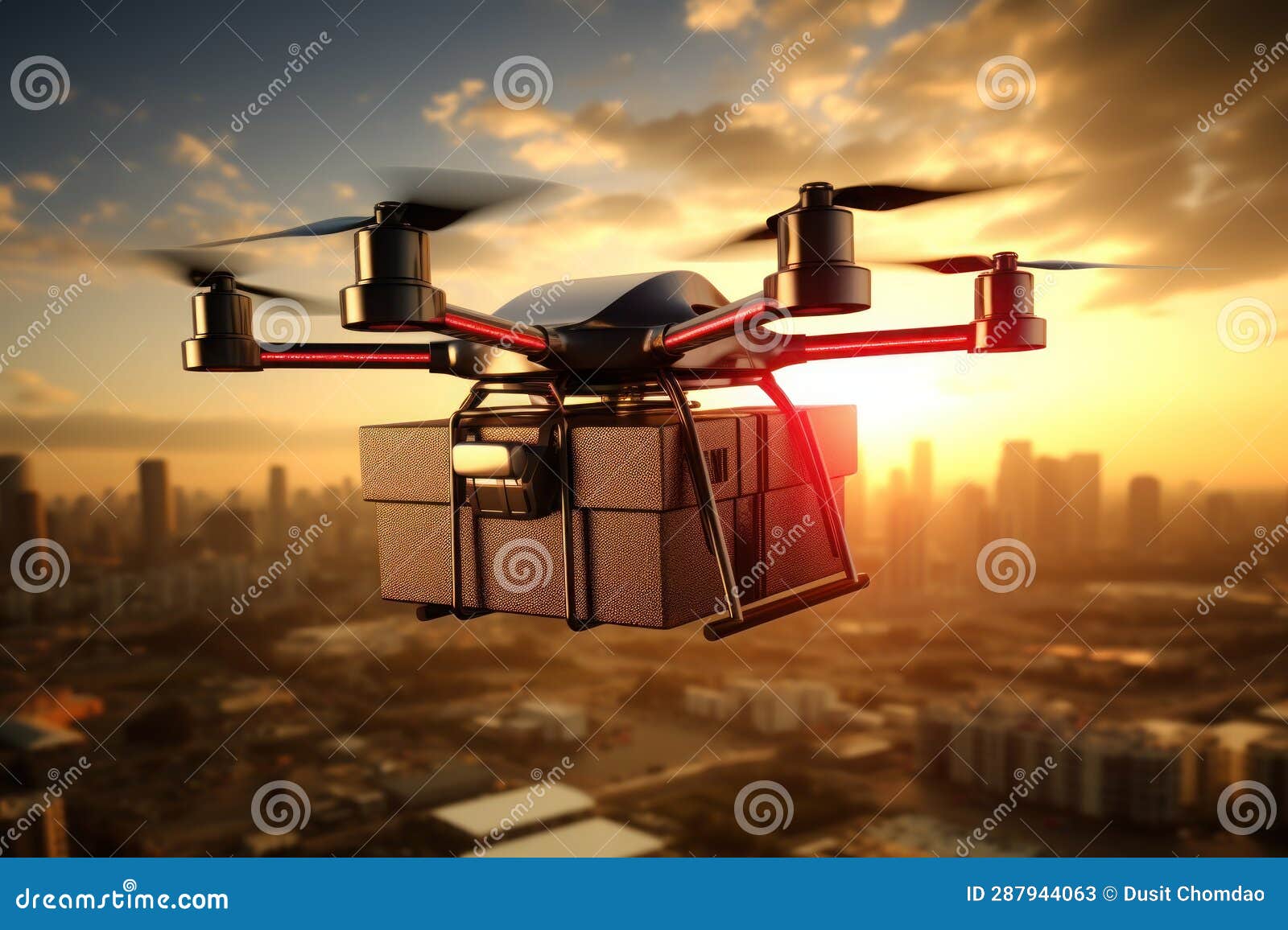 Delivery Drone Autonomous Delivery Robot Business Air Transportation Circuit Diagram