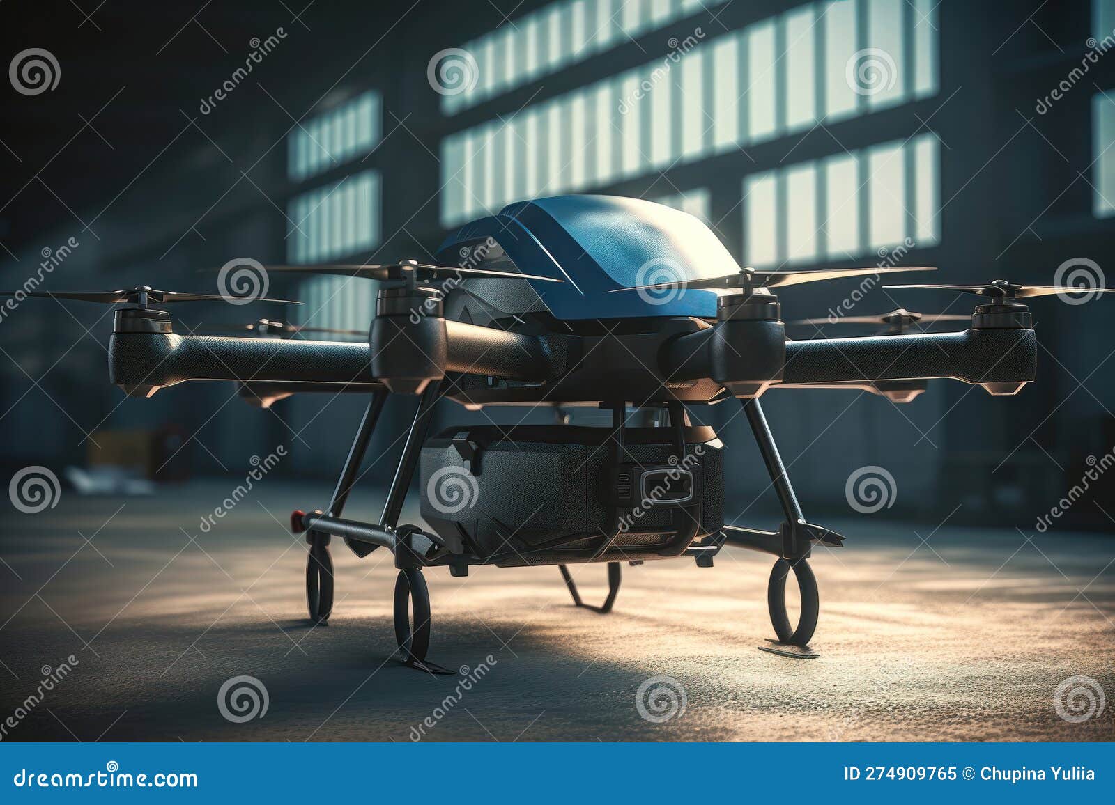 Delivery Drone, Autonomous Delivery Robot. AI Generated Stock ... Circuit Diagram