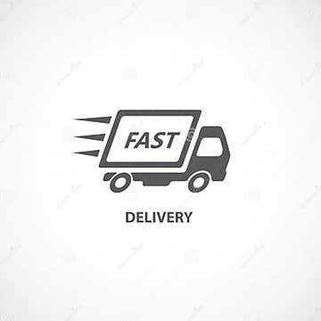 Delivery icon silhouette stock vector. Illustration of shipping - 41199533