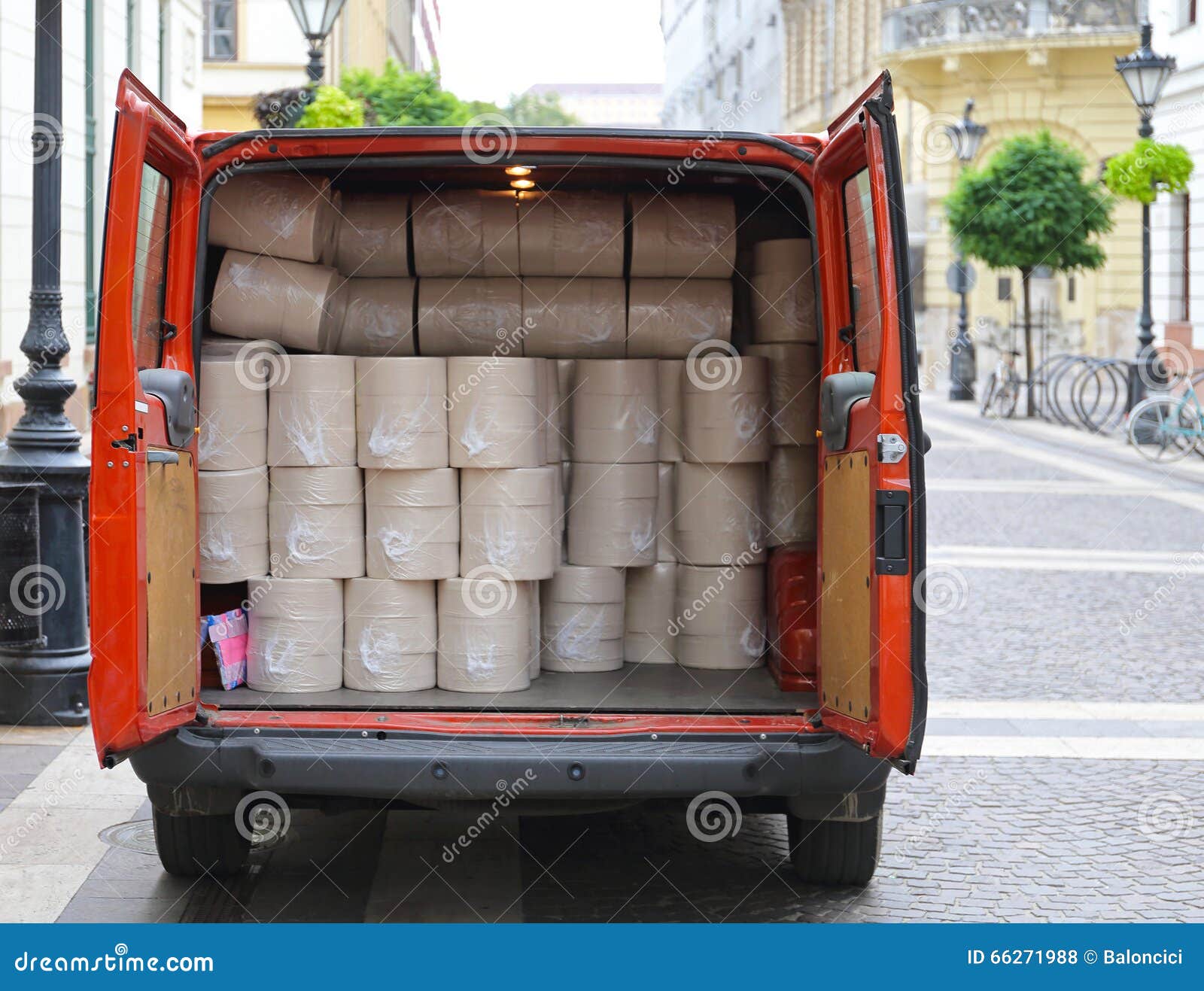 Delivery Paper Towels stock photo. Image of paper, disposable 66271988