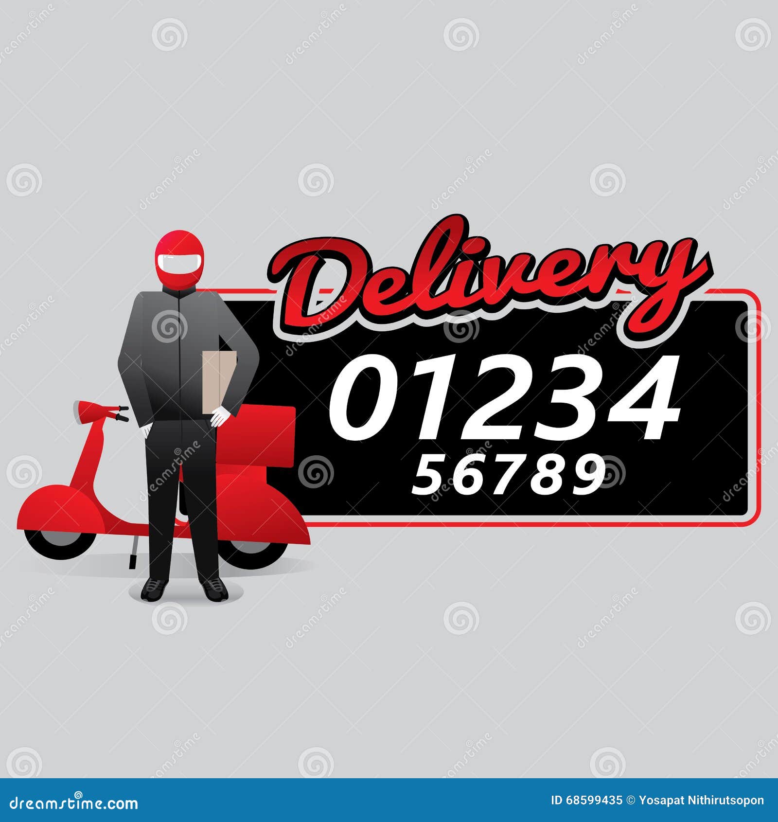 Delivery service stock vector. Illustration of design 68599435