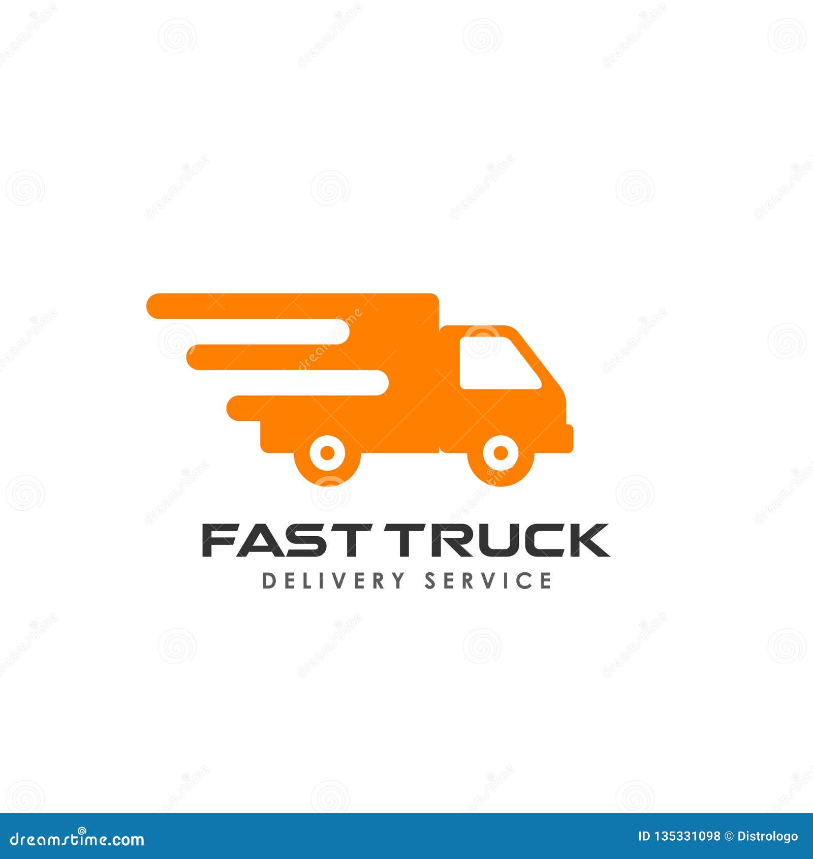 Delivery Services Logo Design. Courier Logo Design Template Stock ...