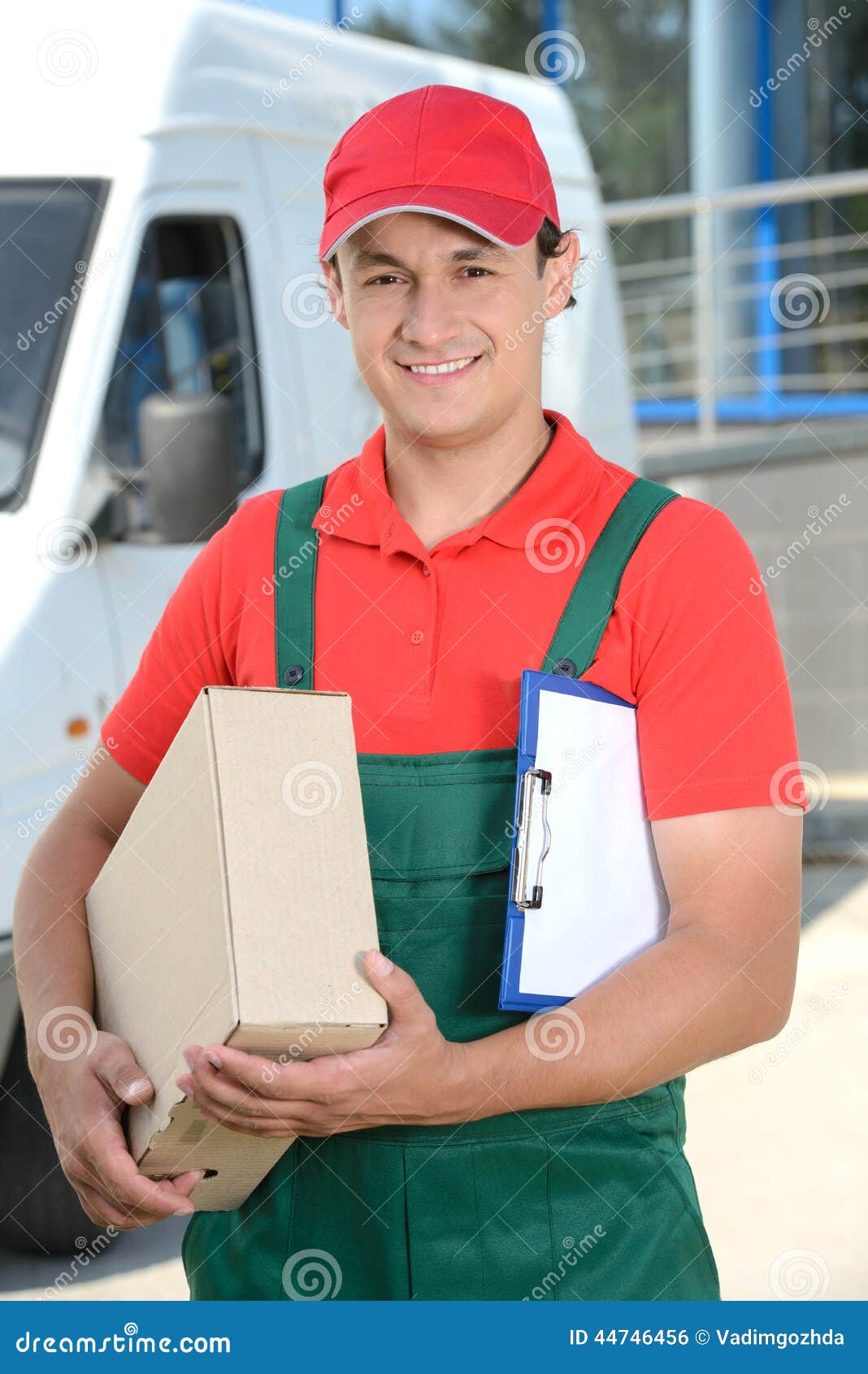 Delivery stock photo. Image of carry, happy, friendly 44746456