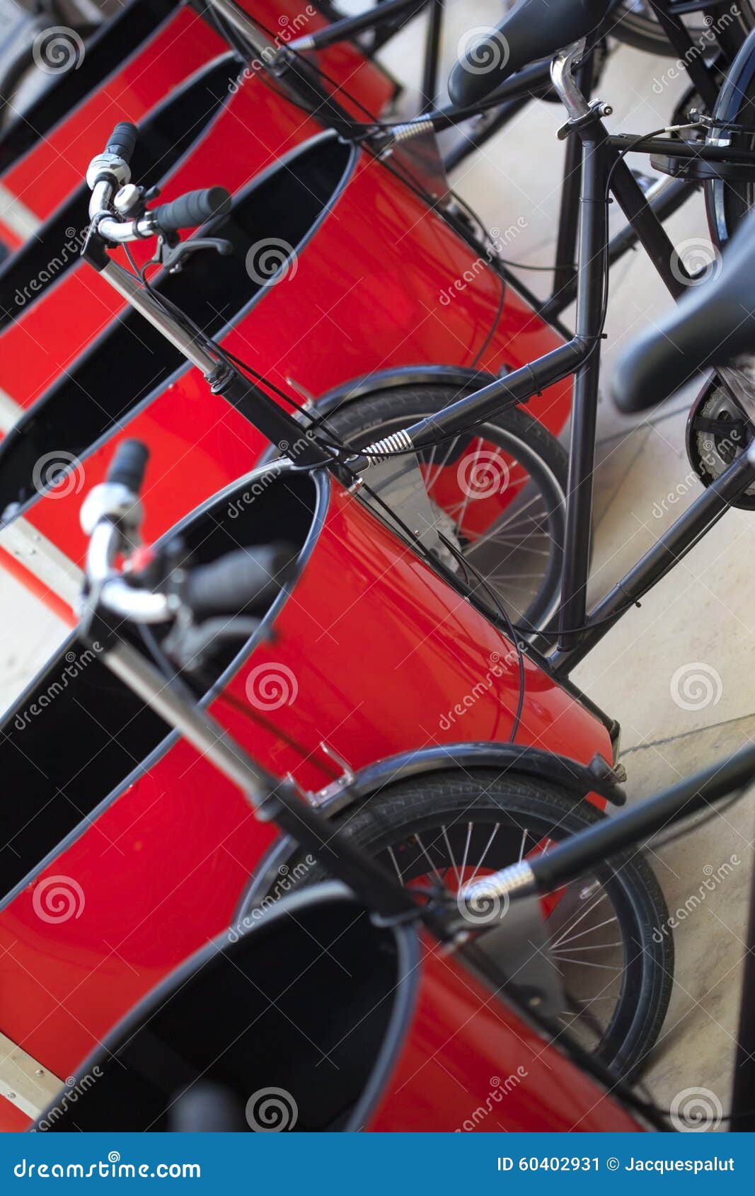 Delivery tricycles stock image. Image of modern, stylish 60402931