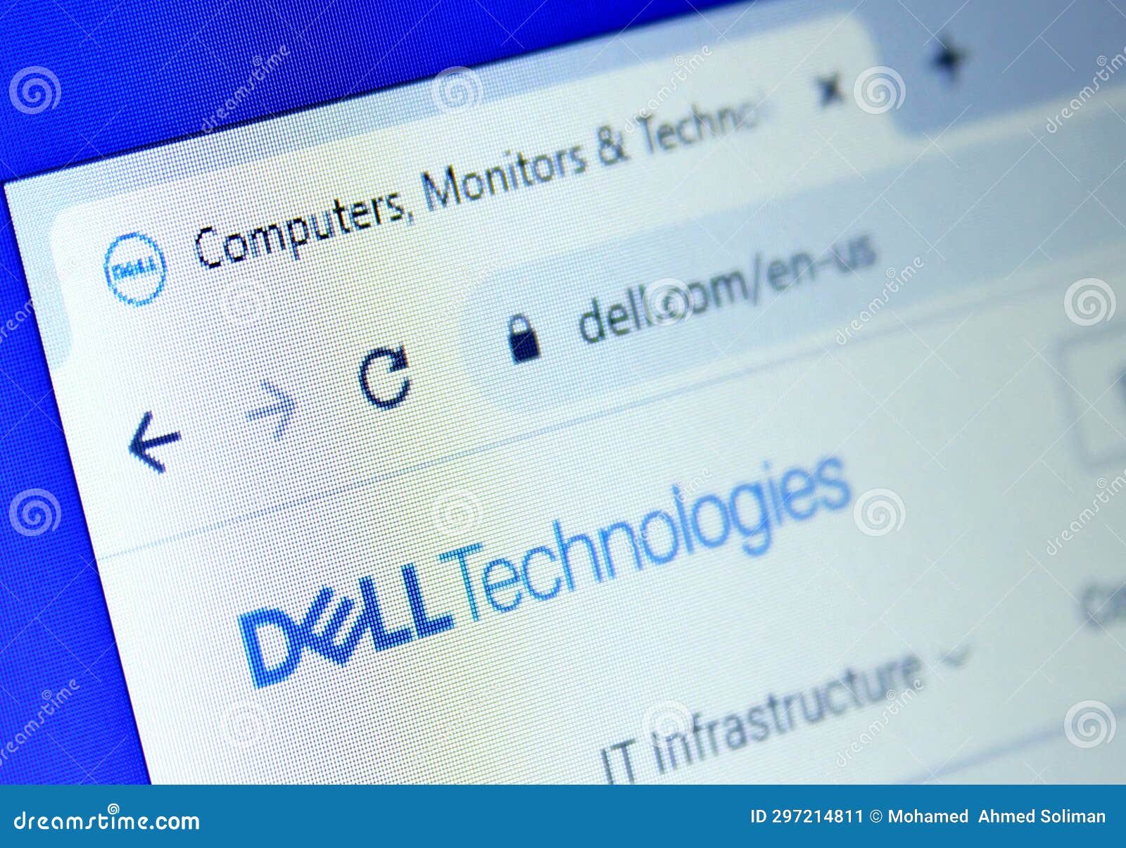 Dell company logo editorial photo. Image of smartphone 297214811