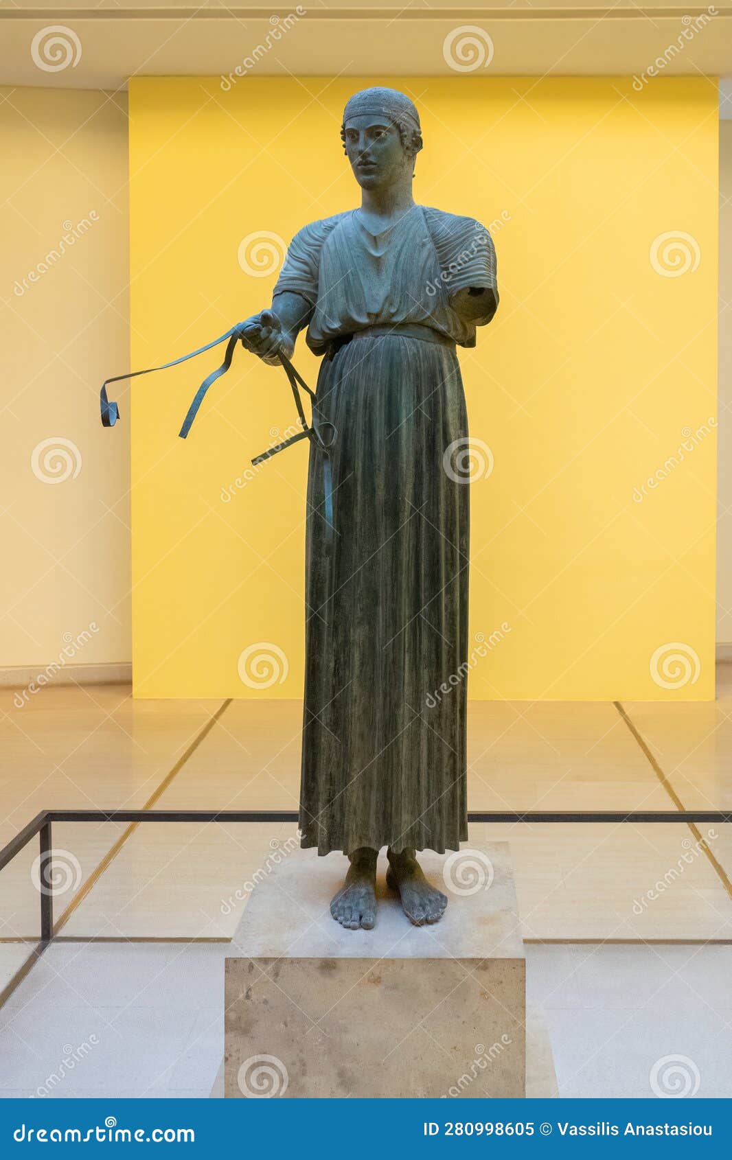 Delphi, Greece 11 August 2022. the Archaeological Museum of Delphi in