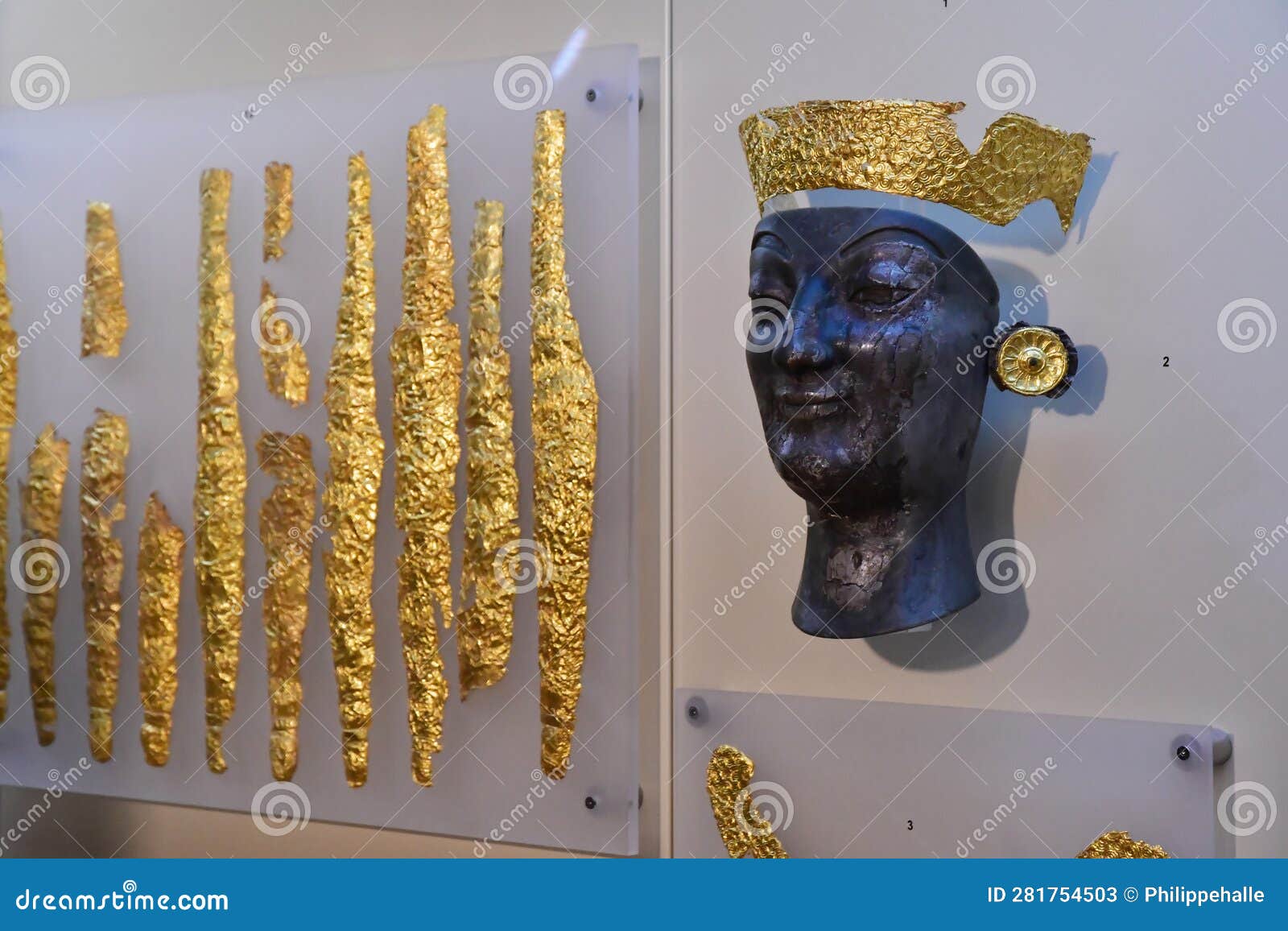 Delphi Greece August 31 2022 Archaeological Museum Editorial Stock