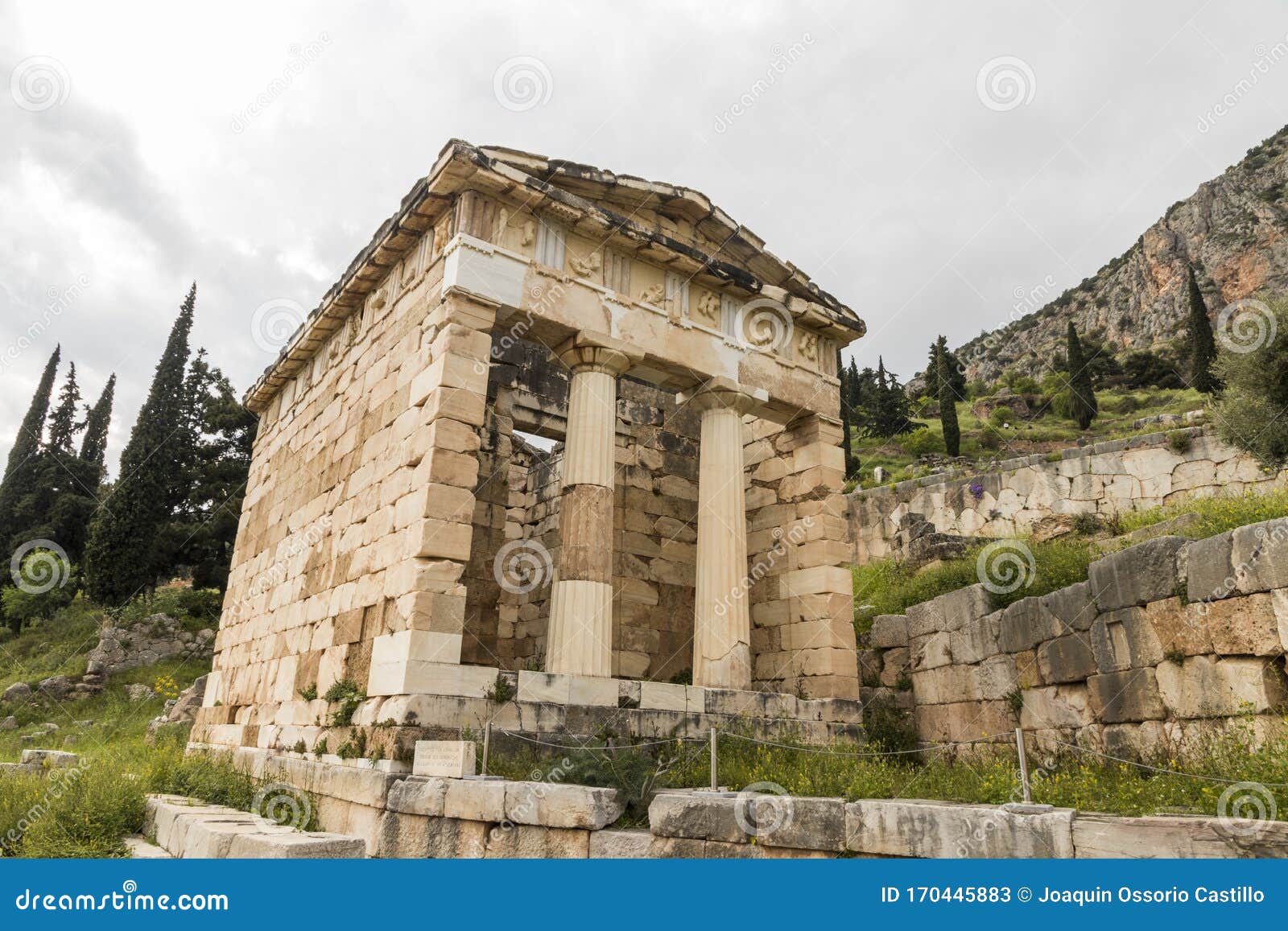 Sanctuary Of Delphi Greece Stock Image Image Of Mountain Parnassus Sanctuary Of Delphi Greece Stock Image Image Of Mountain Parnassus