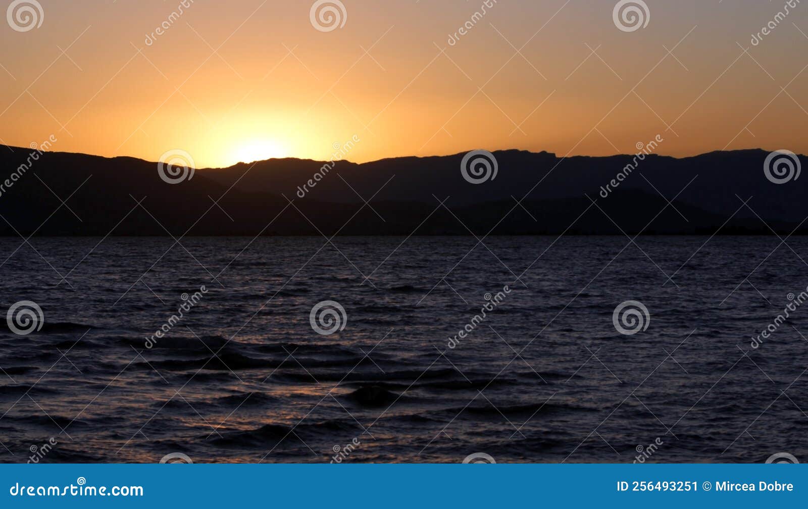 delta del ebro en cataluÃÂ±a, espaÃÂ±a .sunset