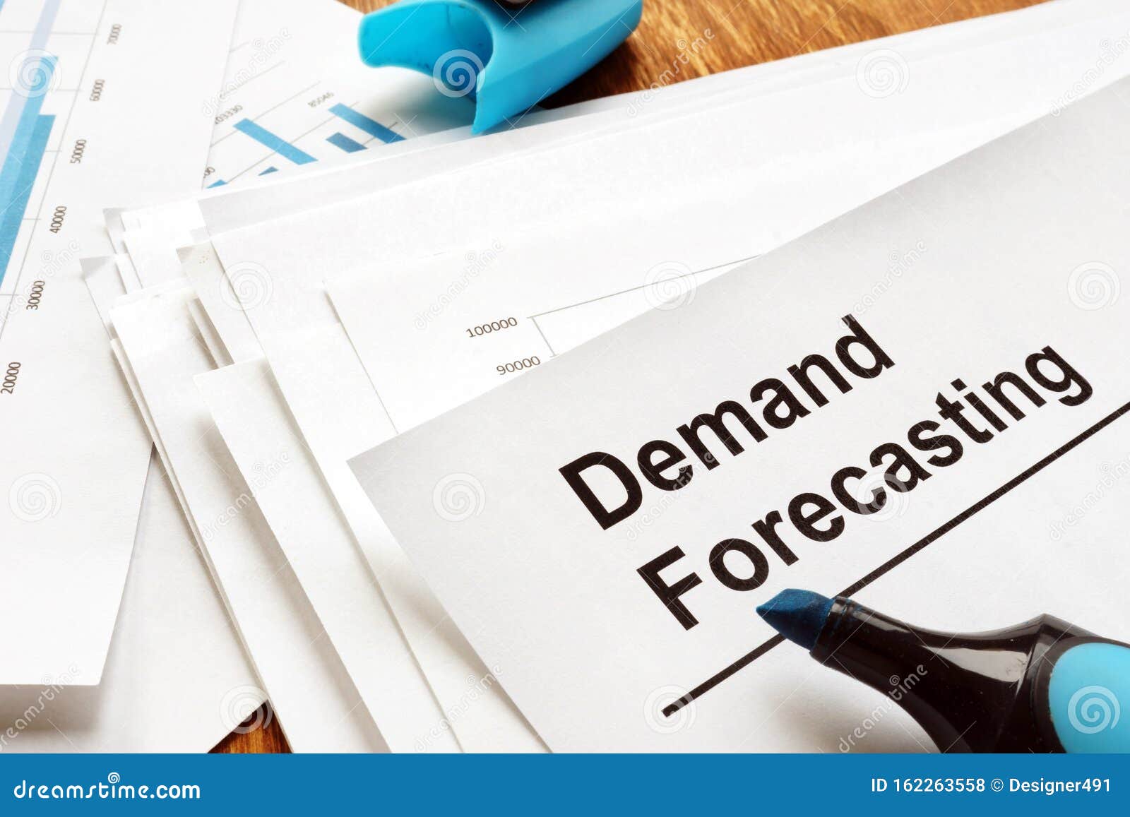 demand forecasting report with charts