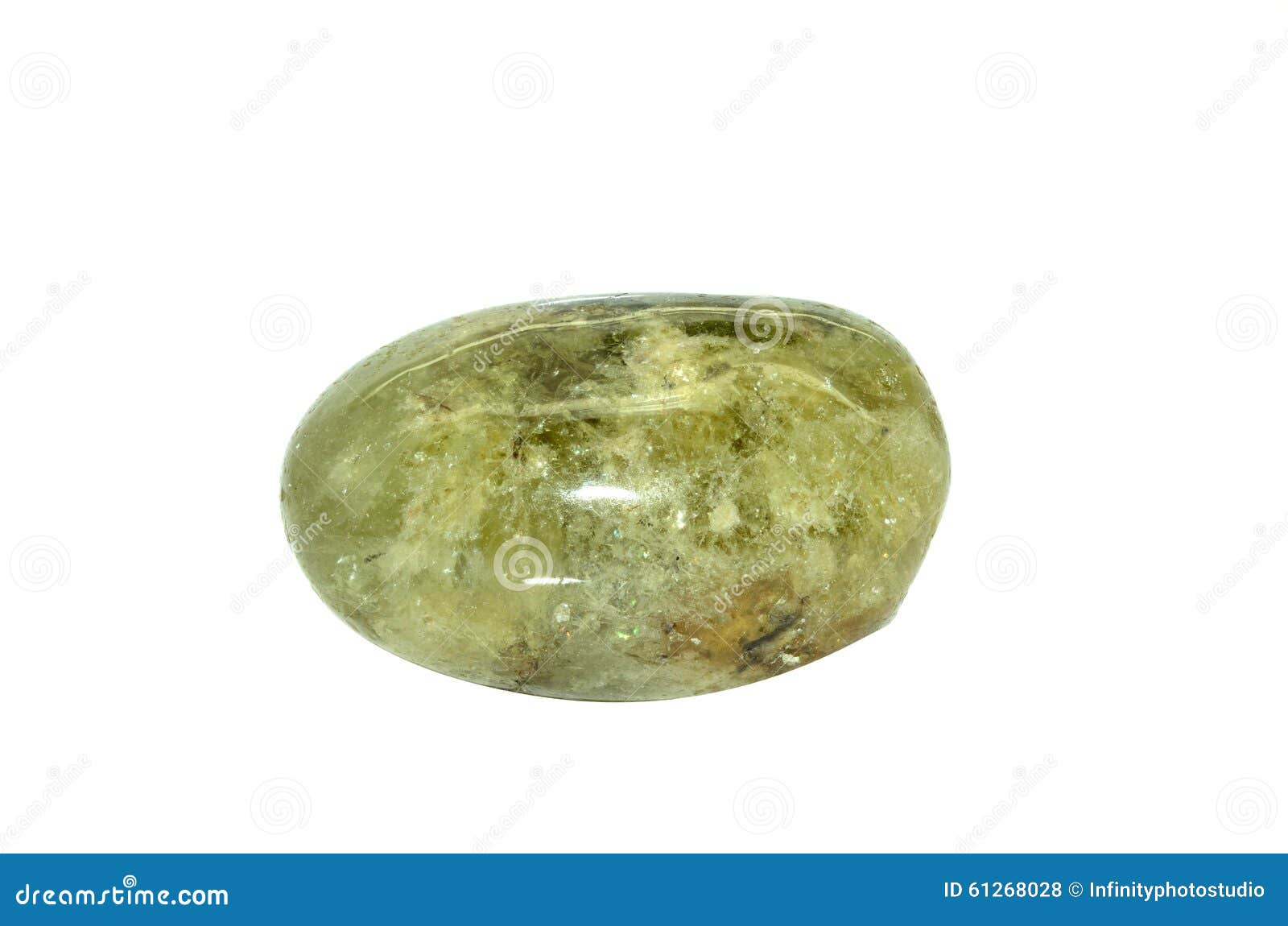 Tumbled Green Garnet - Green Garnet Tumbled Stone