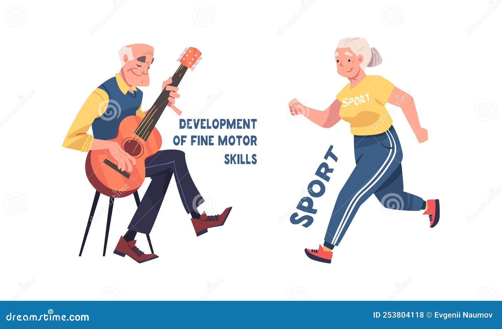 Dementia Disease Prevention Tips Set. Remain Social And Brain Strain