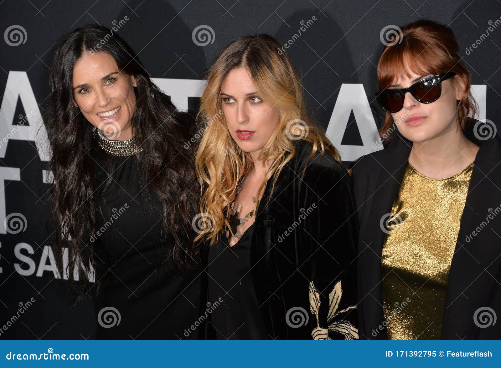 Demi Moore & Tallulah Willis & Rumer Willis Editorial Image - Image of ...