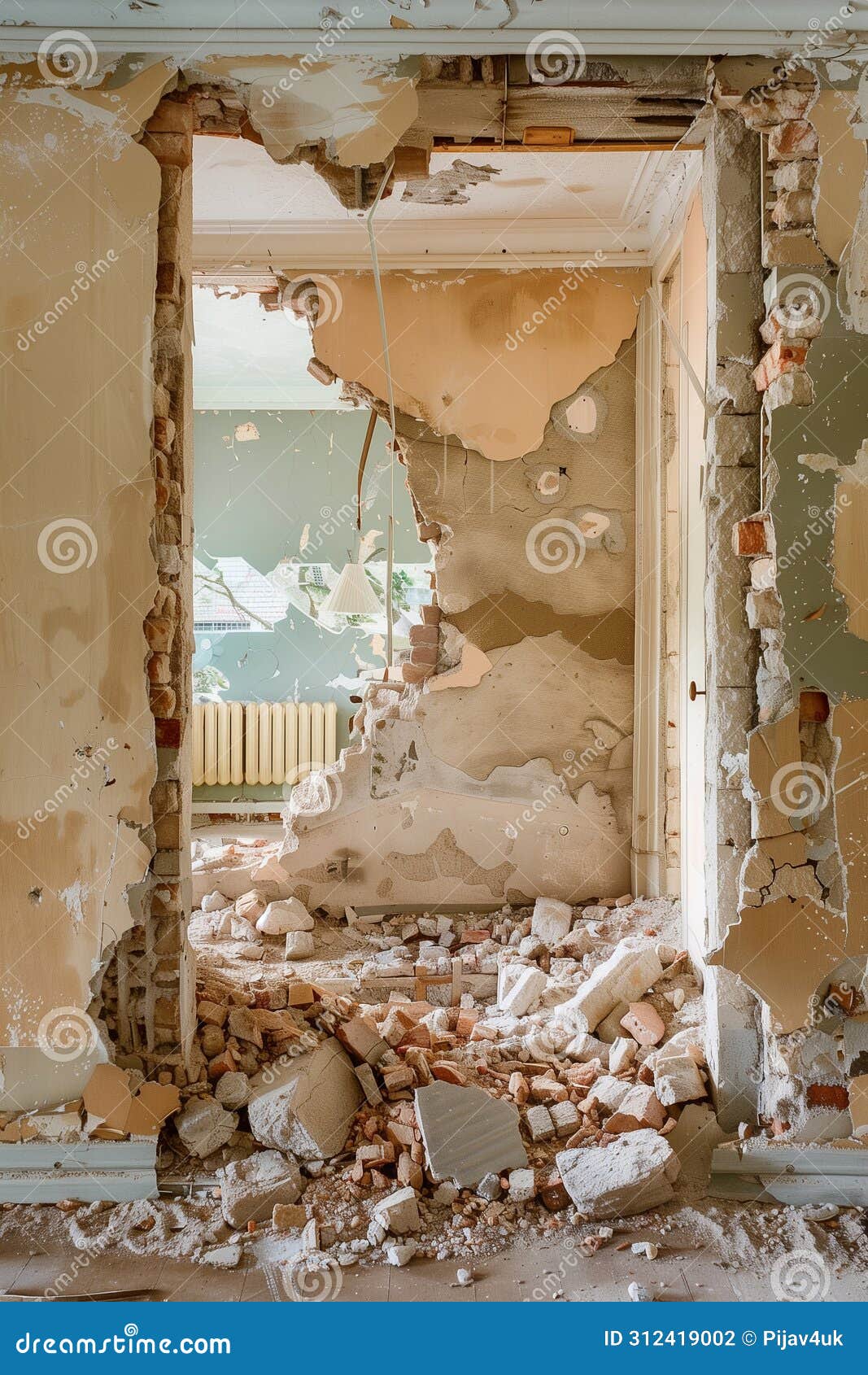 Demolishing a Wall To Create an Open Floor Plan in Home Renovation ...