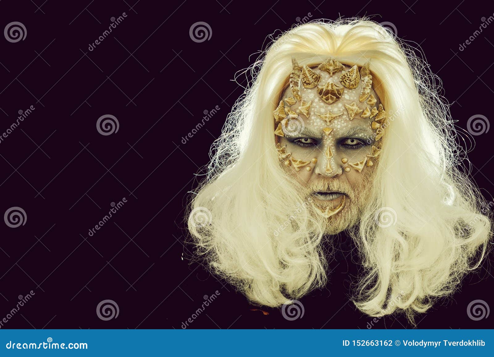 Demon Head with Grey Hair Isolated on Black Stock Photo - Image of horror, magician: 152663162 Demon Head with Grey Hair Isolated on Black Stock Photo - Image of horror, magician: 152663162
