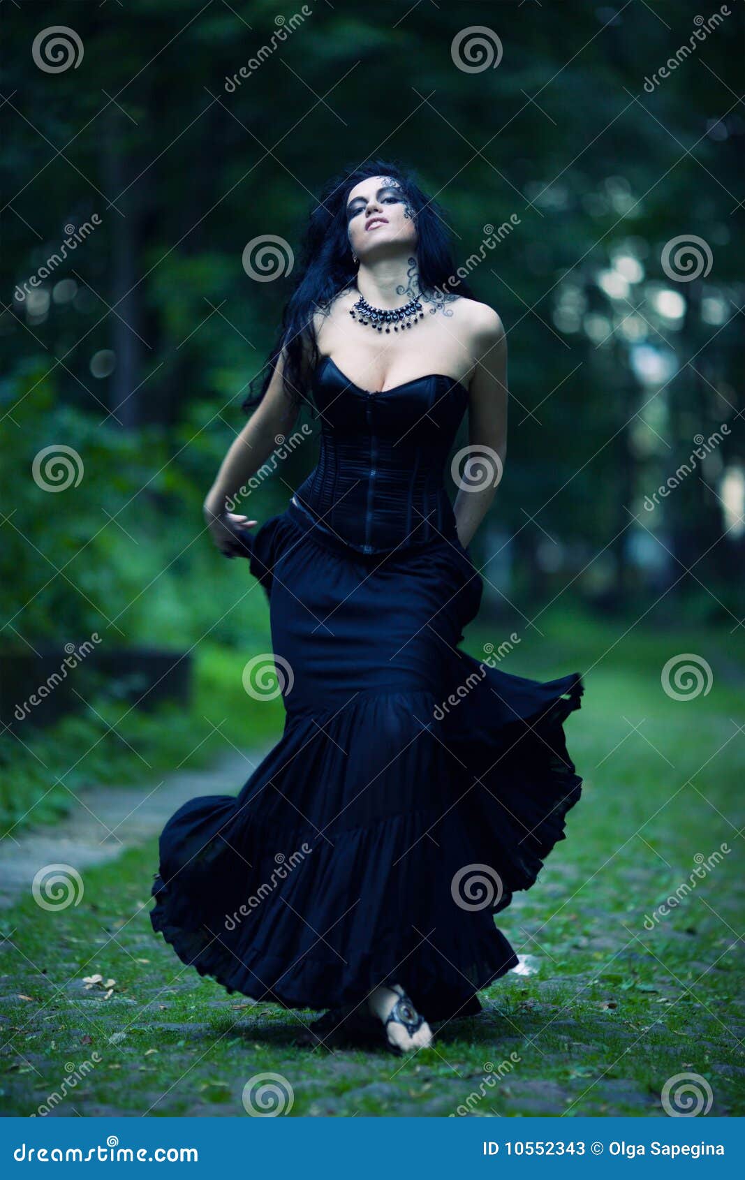 Demonic female creature stock image. Image of haunted 10552343