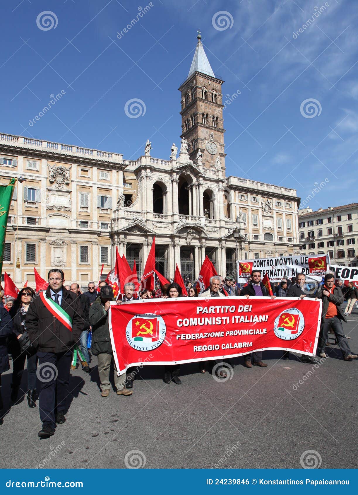 Demonstration Of Italian Communist Party Editorial Photo - Image: 24239846