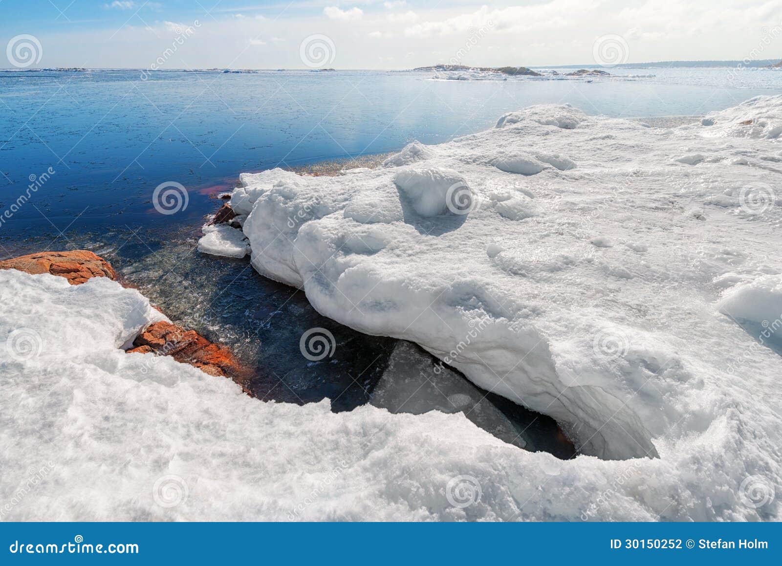 Den baltiska havskusten fjädrar in - Grisslehamn, Sverige