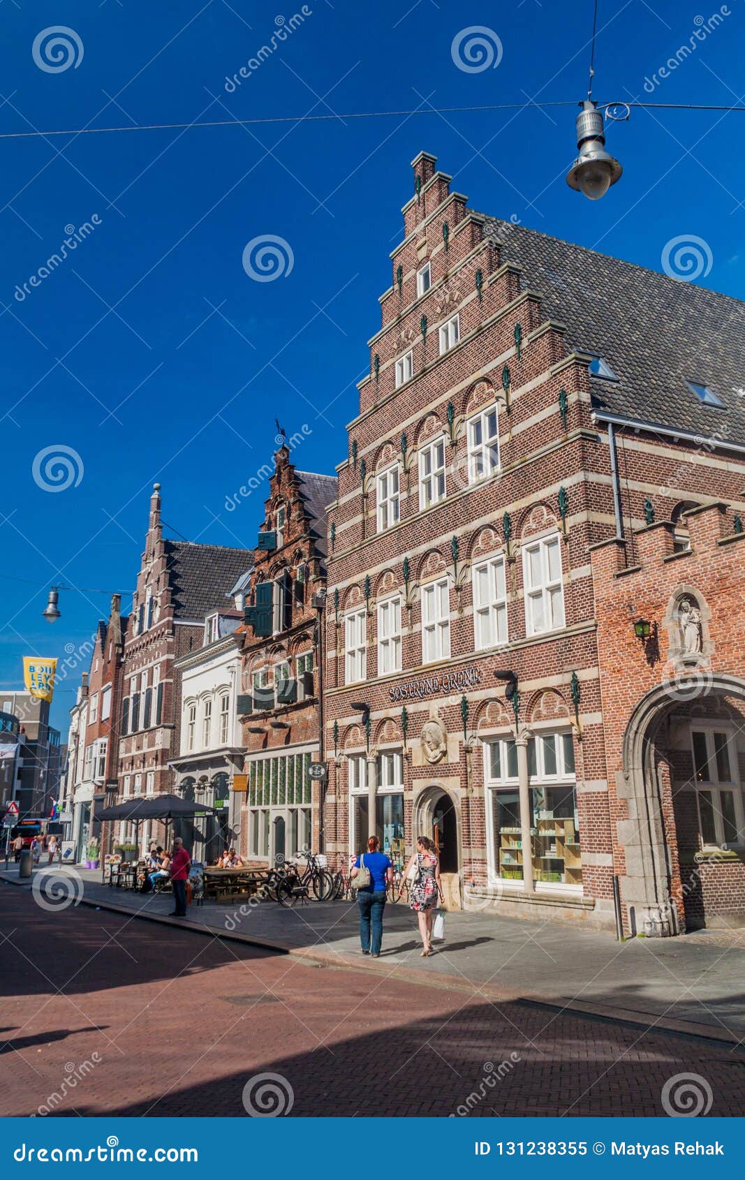 DEN BOSCH, NETHERLANDS AUGUST 30, 2016 Historic Houses in Den Bosch