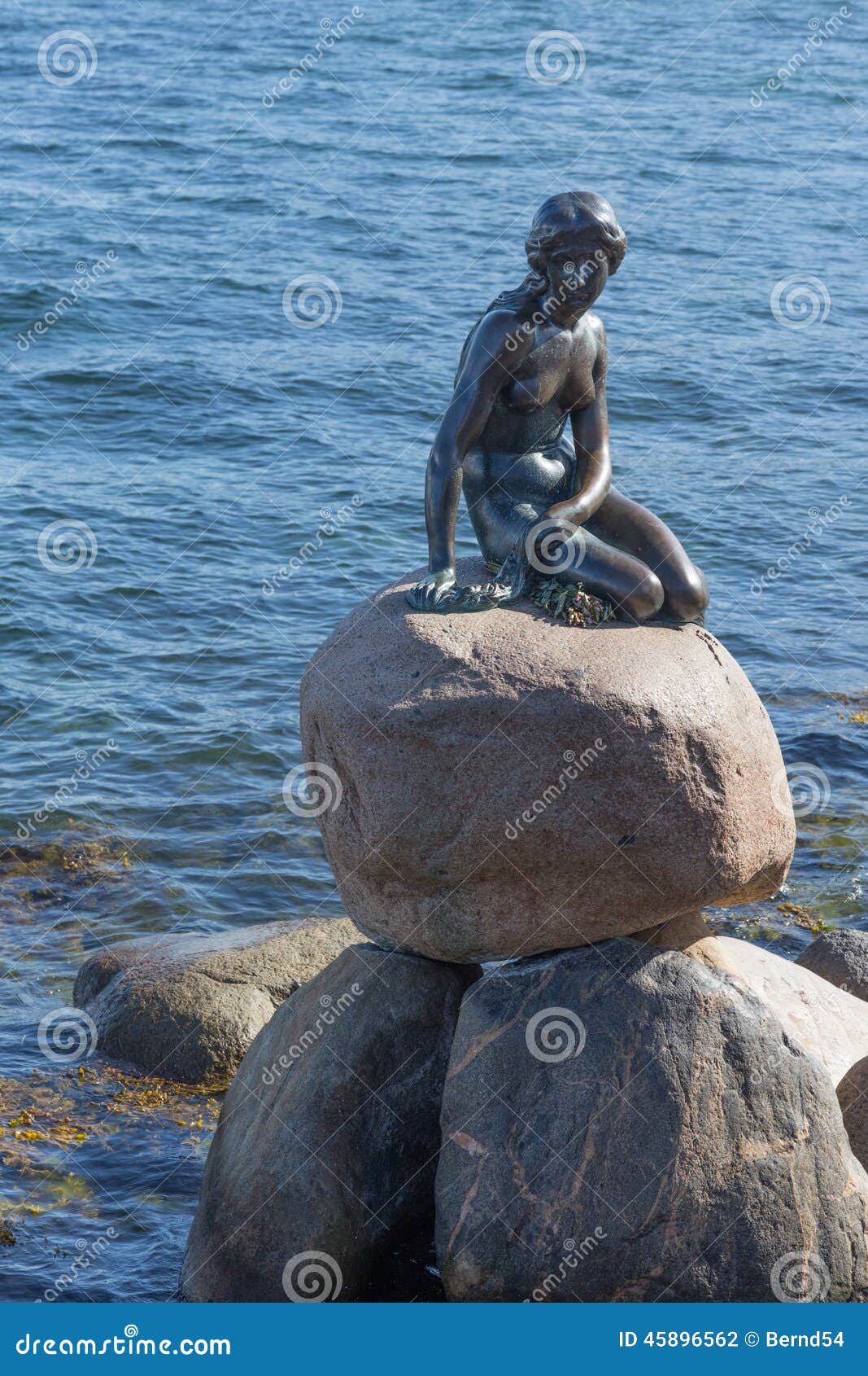 Den Lille Havfrue editorial photography. Image of statue - 45896562