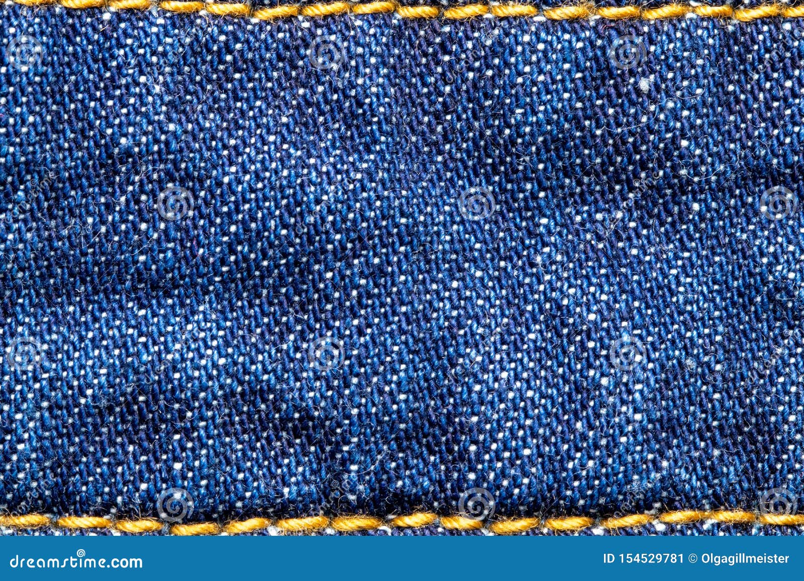 Denim Background Texture. Close-up of Blue Jeans Fabric Frame with ...