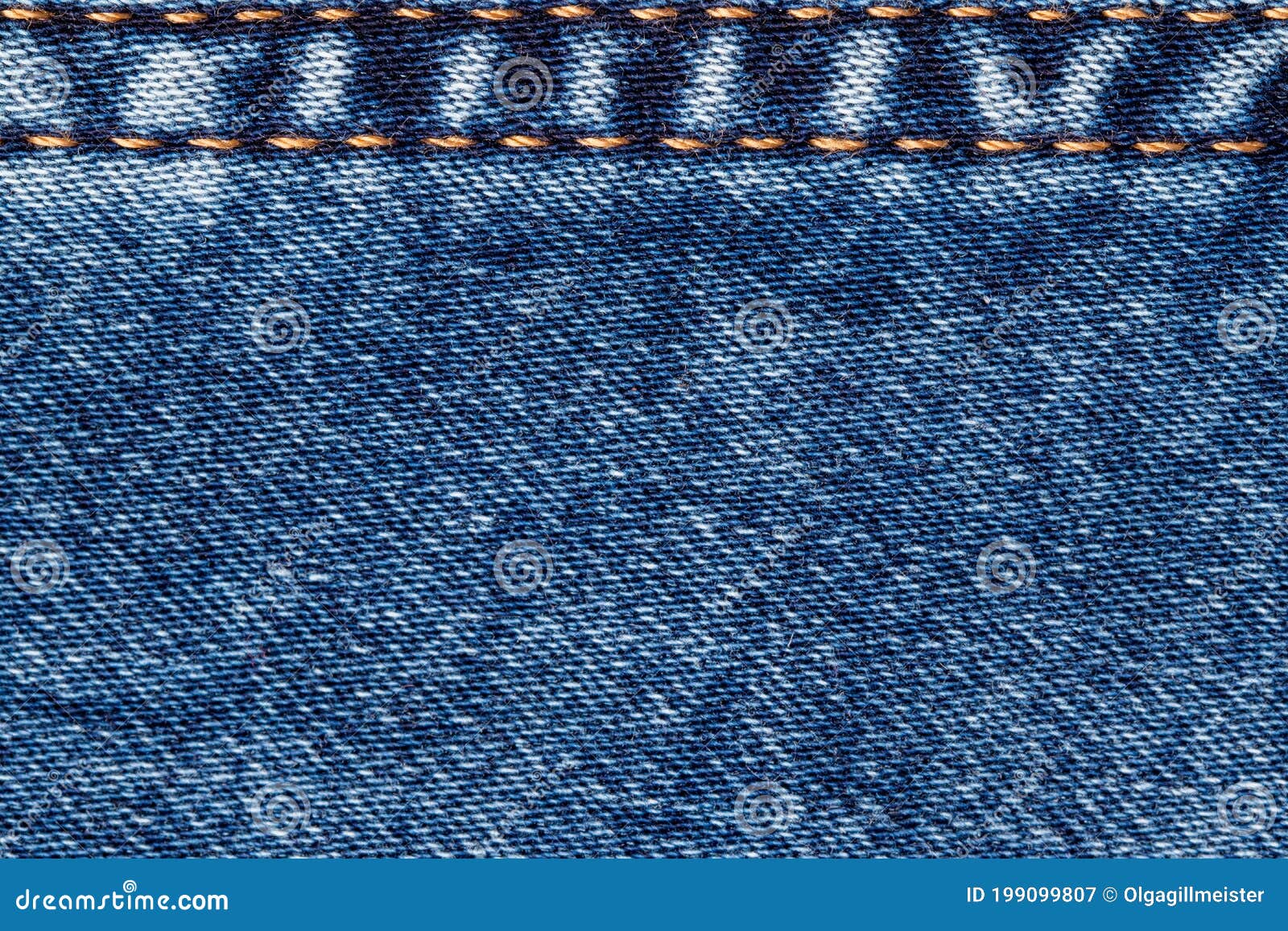 Denim Background Texture. Close-up of Details of Empty Light Blue Jeans ...