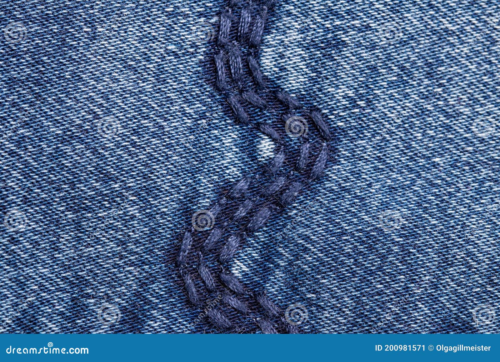 Afvist Stå på ski Bane Denim Background Texture. Close-up of Details of a Light Blue Jeans Fabric  Jean Surface with Fashion Embroidery in Blue Colours. Stock Image - Image  of background, fiber: 200981571