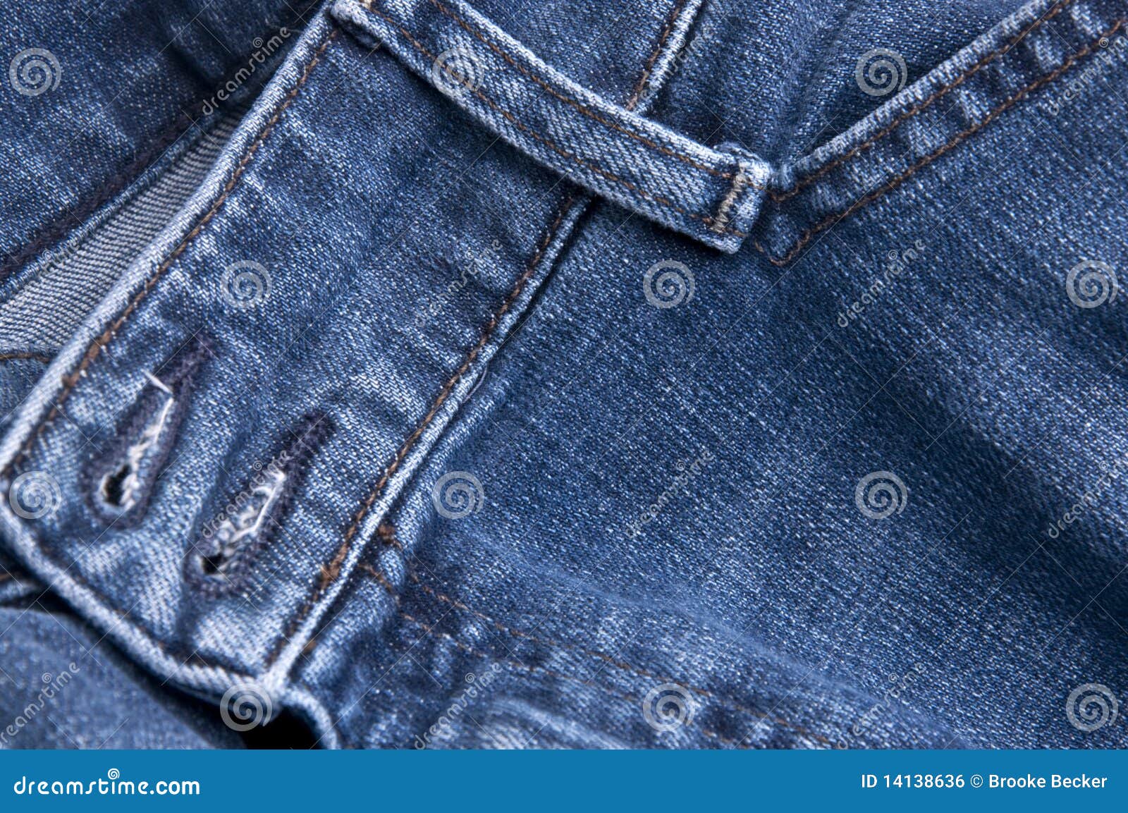 Denim Blue Jeans Stock Photo Image Of Goods Clothing 14138636