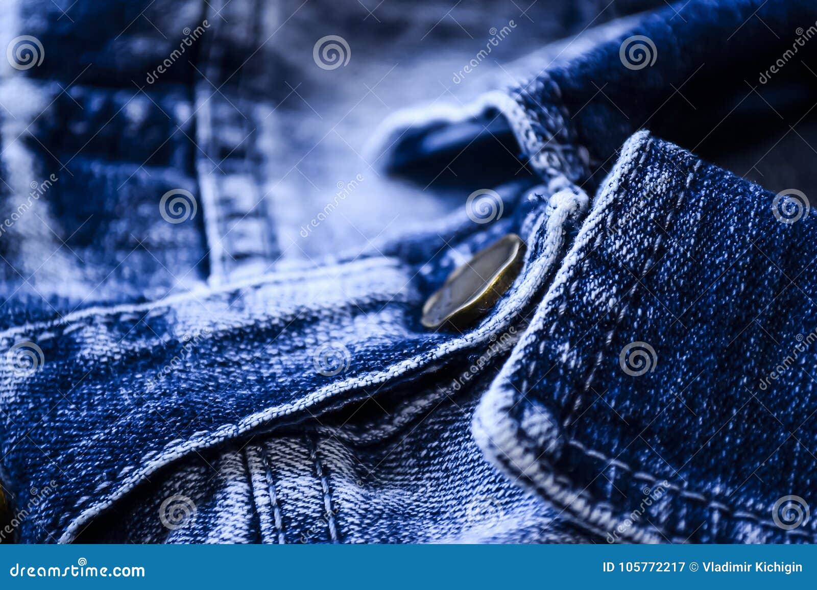 Denim Clothes Lying on the Table with the Glasses. Blue Jeans Wi Stock ...