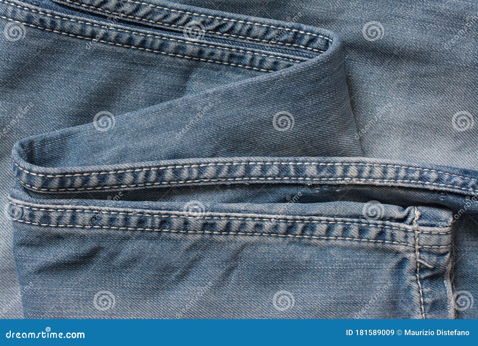 Denim Jeans Texture, Cotton Fabric. Textile Background Stock Image