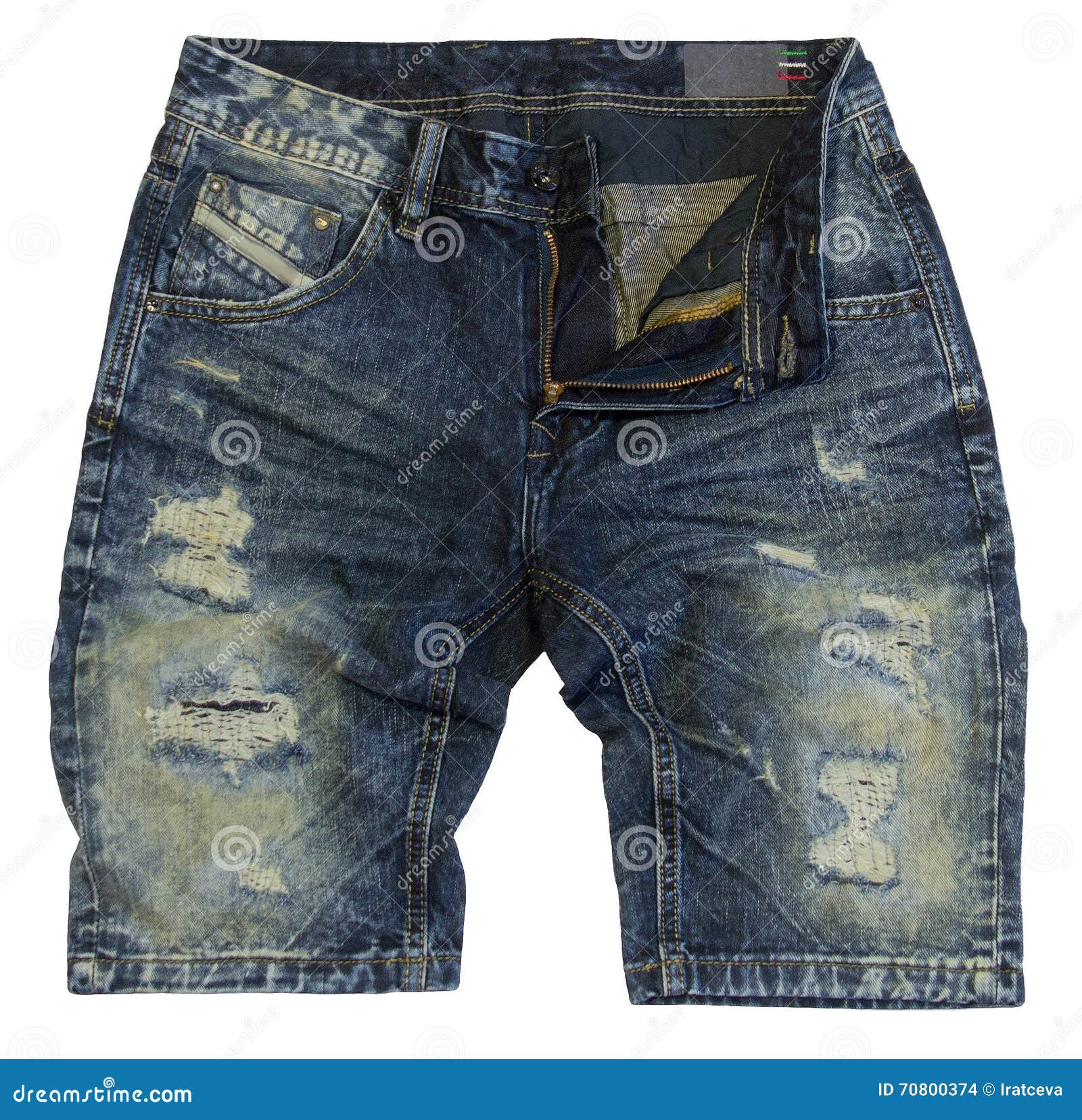 Denim shorts stock photo. Image of jeans, hemmed, masculine - 70800374