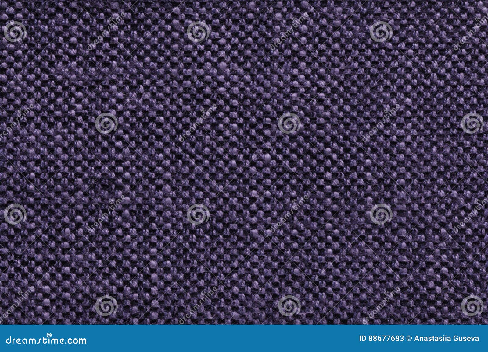 Denim Textile Background with Checkered Pattern, Closeup. Structure of