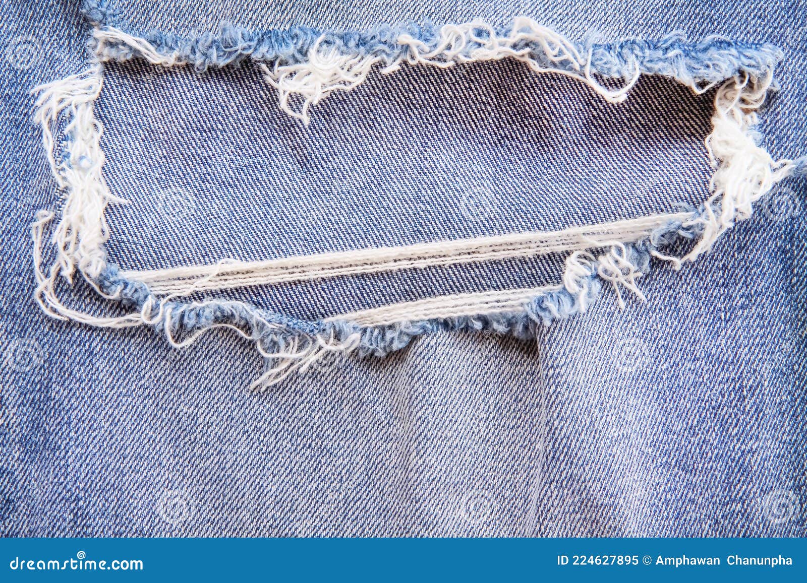 Denim Texture with Ripped Patterns Abstract for Background Stock Image ...