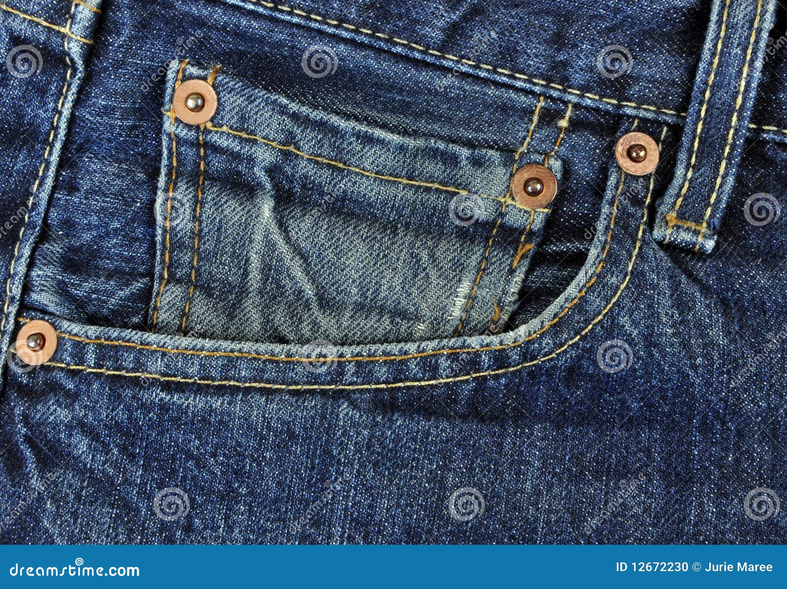 Denim Trousers. stock photo. Image of blue, textile, clothes - 12672230
