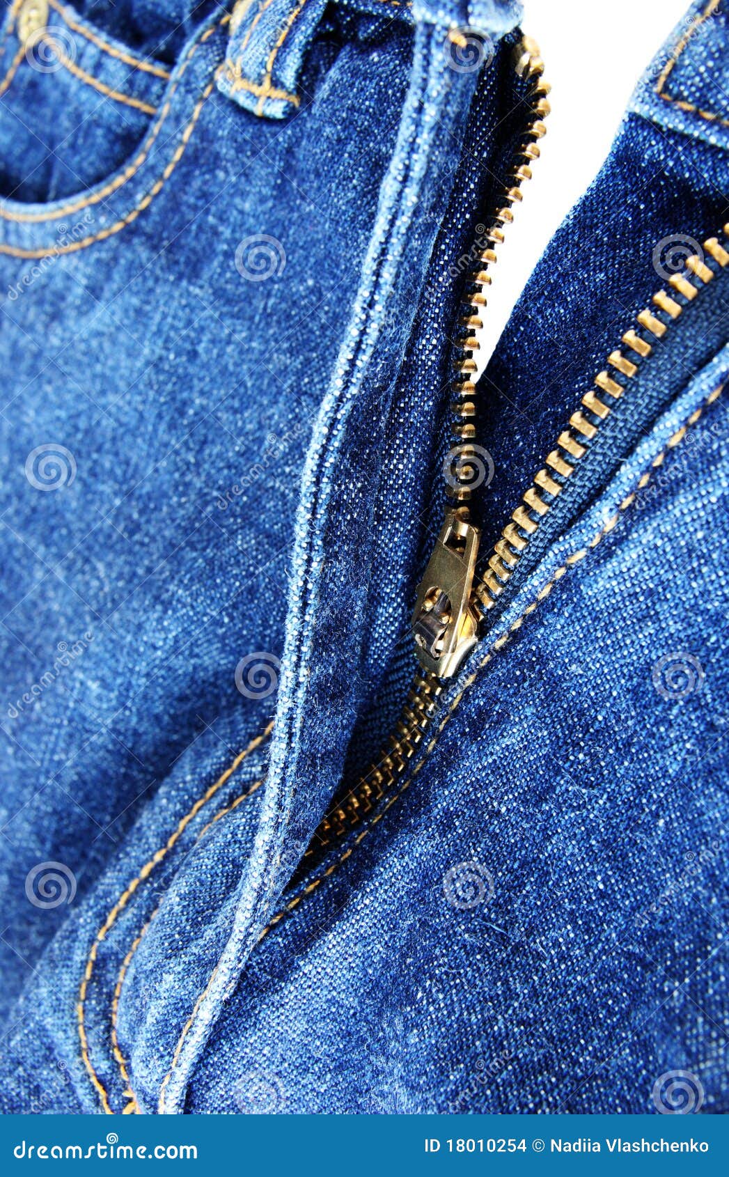 Denim zipper close up stock photo. Image of macro, cotton - 18010254