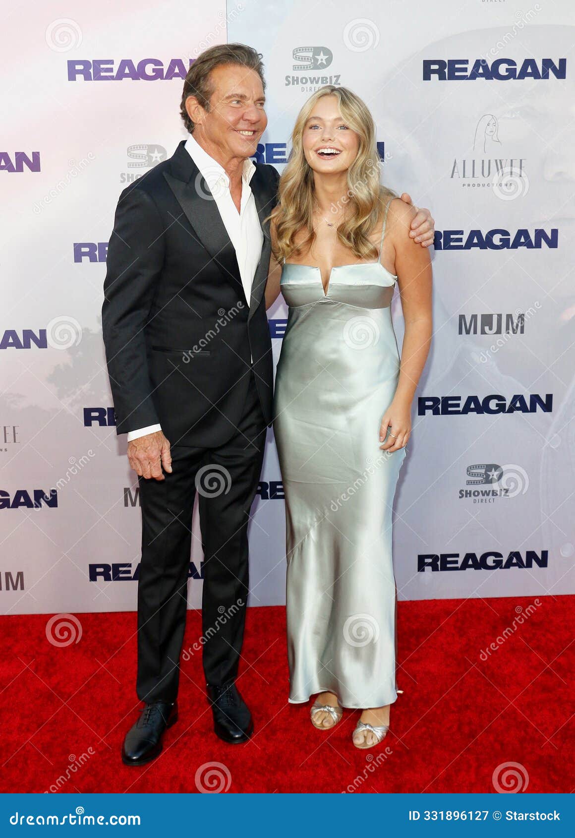 Dennis Quaid and Daughter Zoe Grace Quaid Editorial Photography - Image
