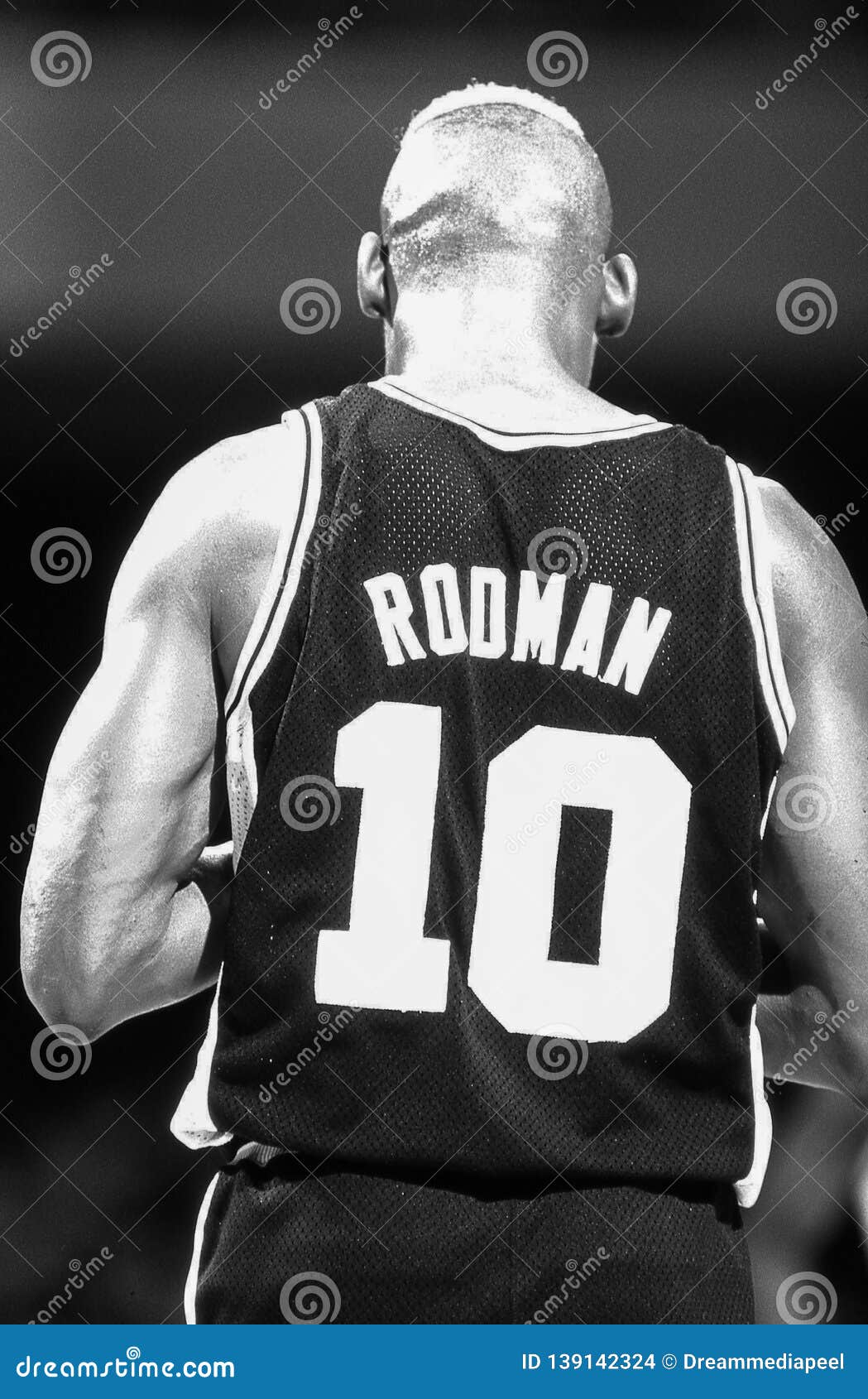 Dennis Rodman editorial stock image. Image of spurs - 139142324