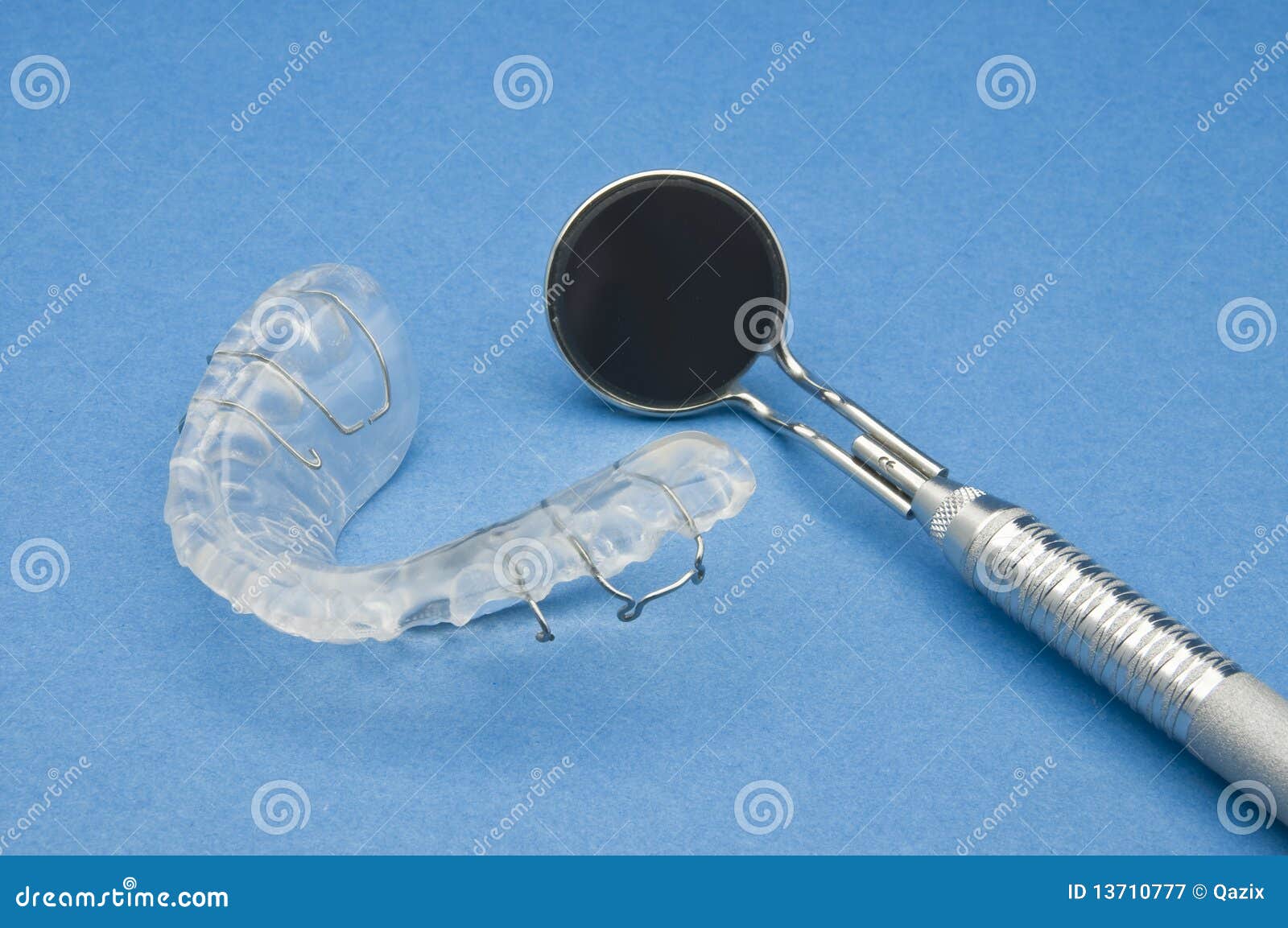 Dental bite blue stock image. Image of dentist, orthodontic 13710777