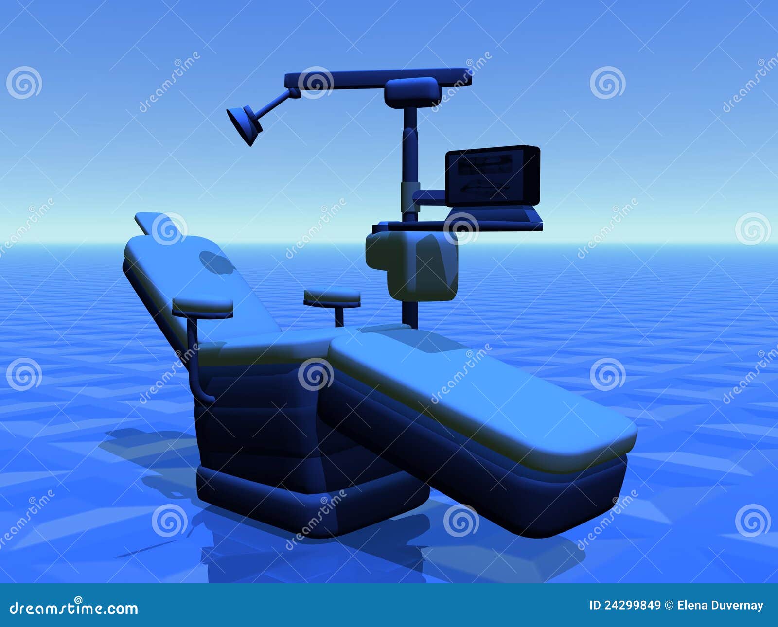 Dental chair stock illustration. Illustration of icon 24299849