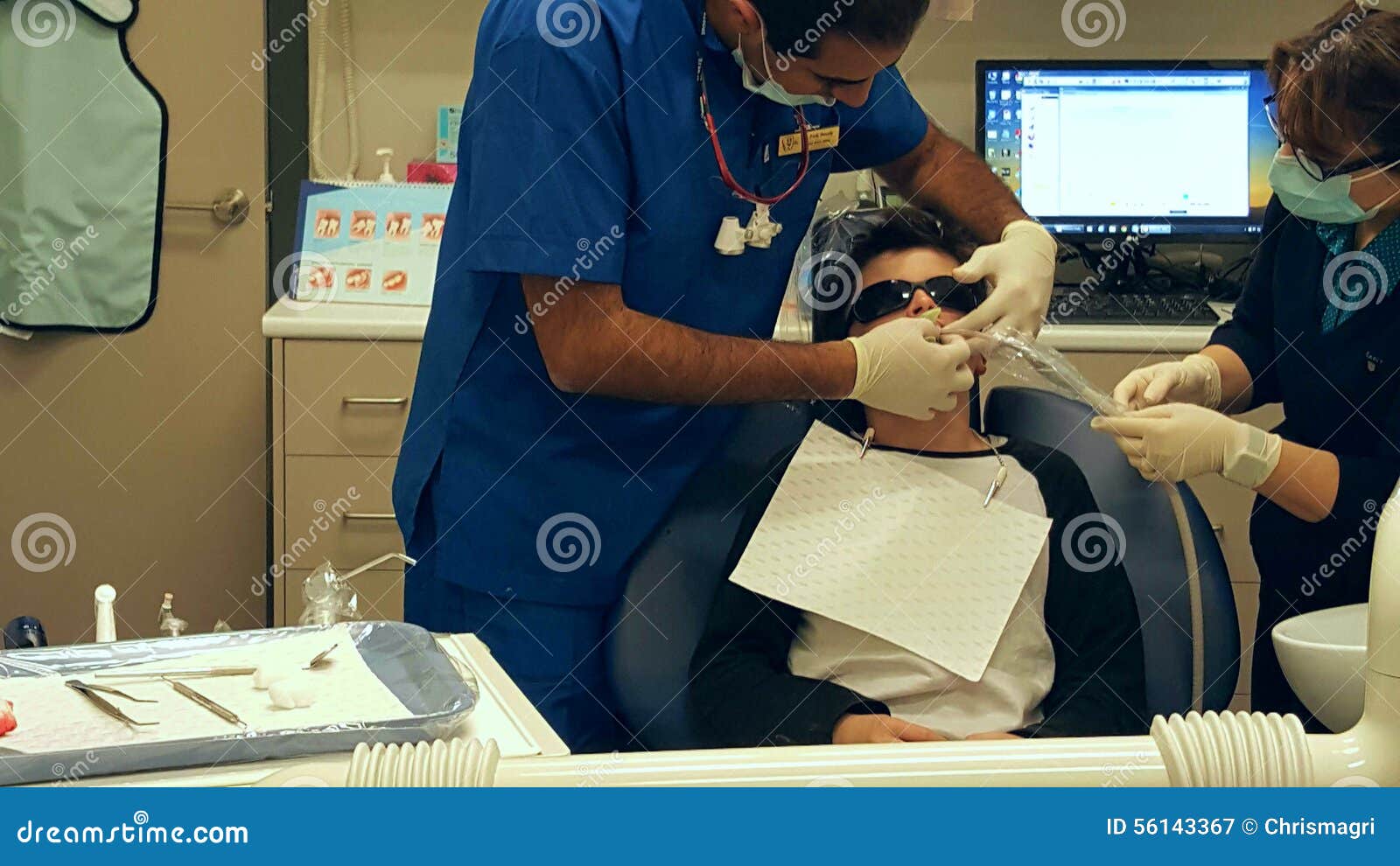 A dental check editorial photography. Image of caucasian 56143367