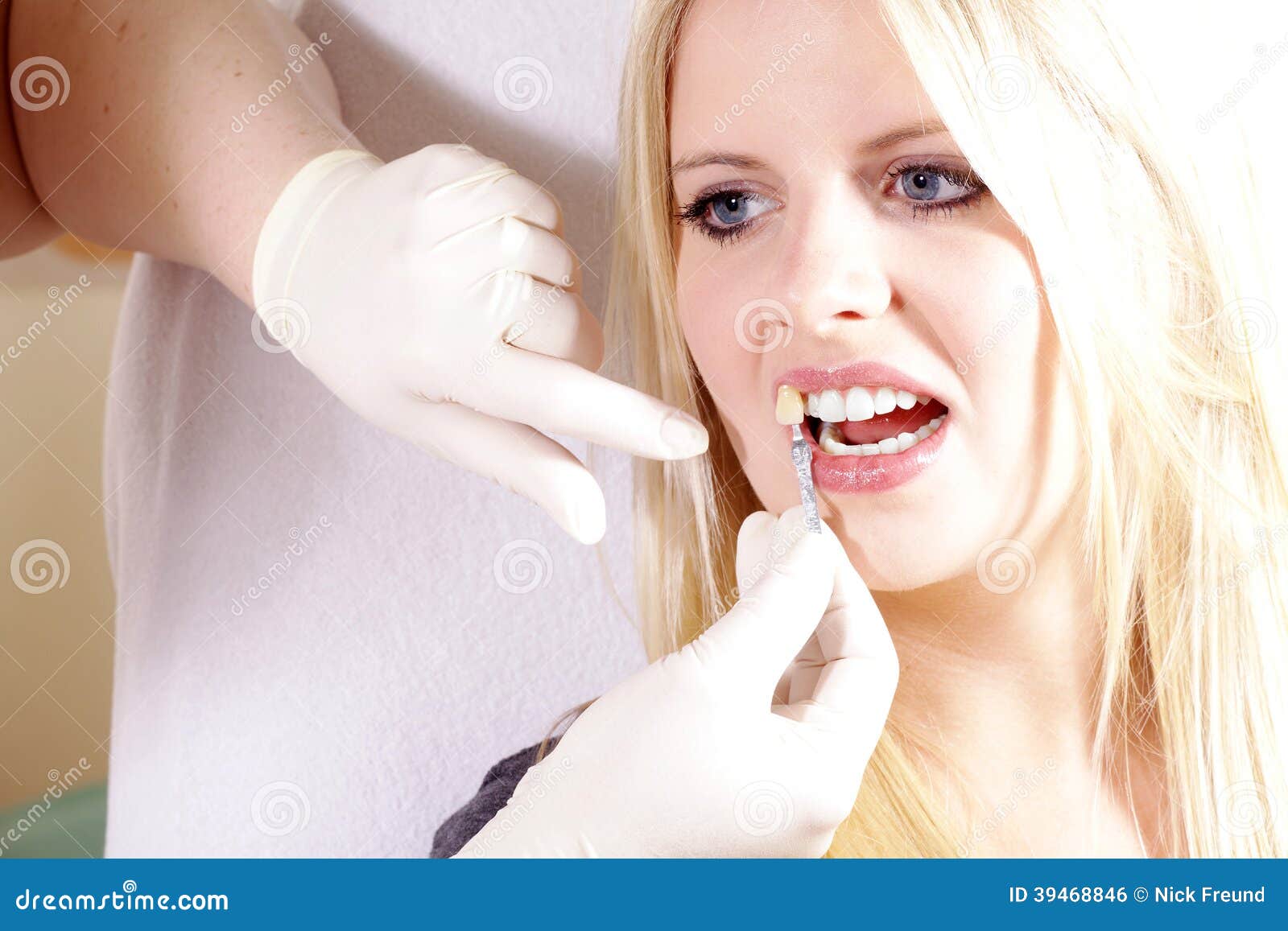 Dental cleaning stock photo. Image of female, girl, oral 39468846